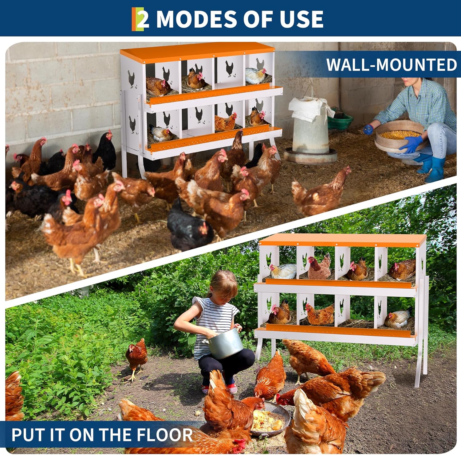 Qeetex WLS-PPG-33LQWDPP Chicken-Coops-Rabbit-Hutches - View #7