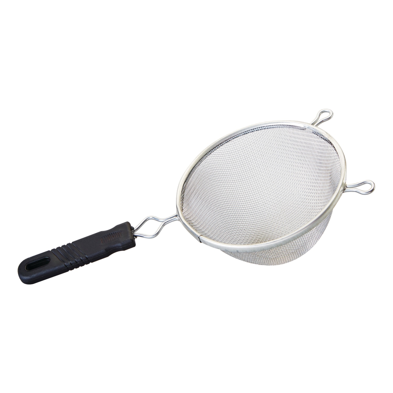 good cook  Silver/Black Aluminum Mesh Strainer