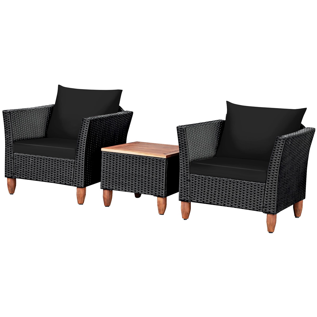 Forclover HYFE-66532BK Patio-Conversation-Sets - View #12