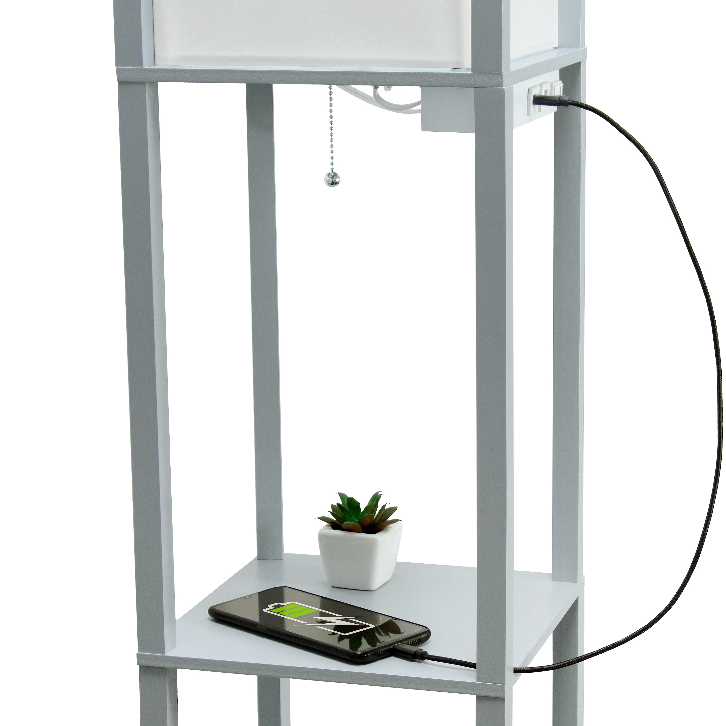 Simple Designs LF1037-GRY floorlamps - View #7