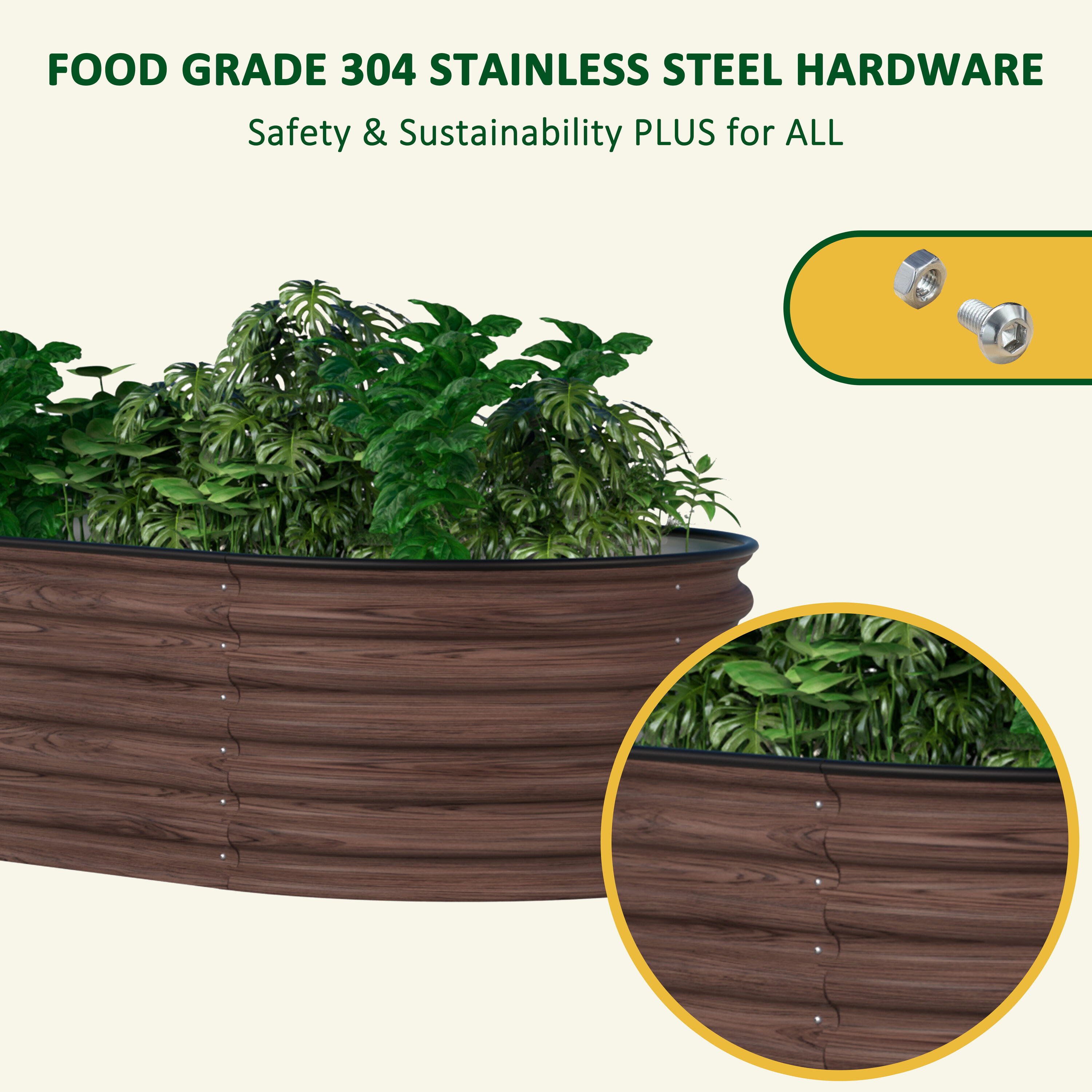 VEIKOUS PG0102-63-02GY Raised-Garden-Beds - View #8