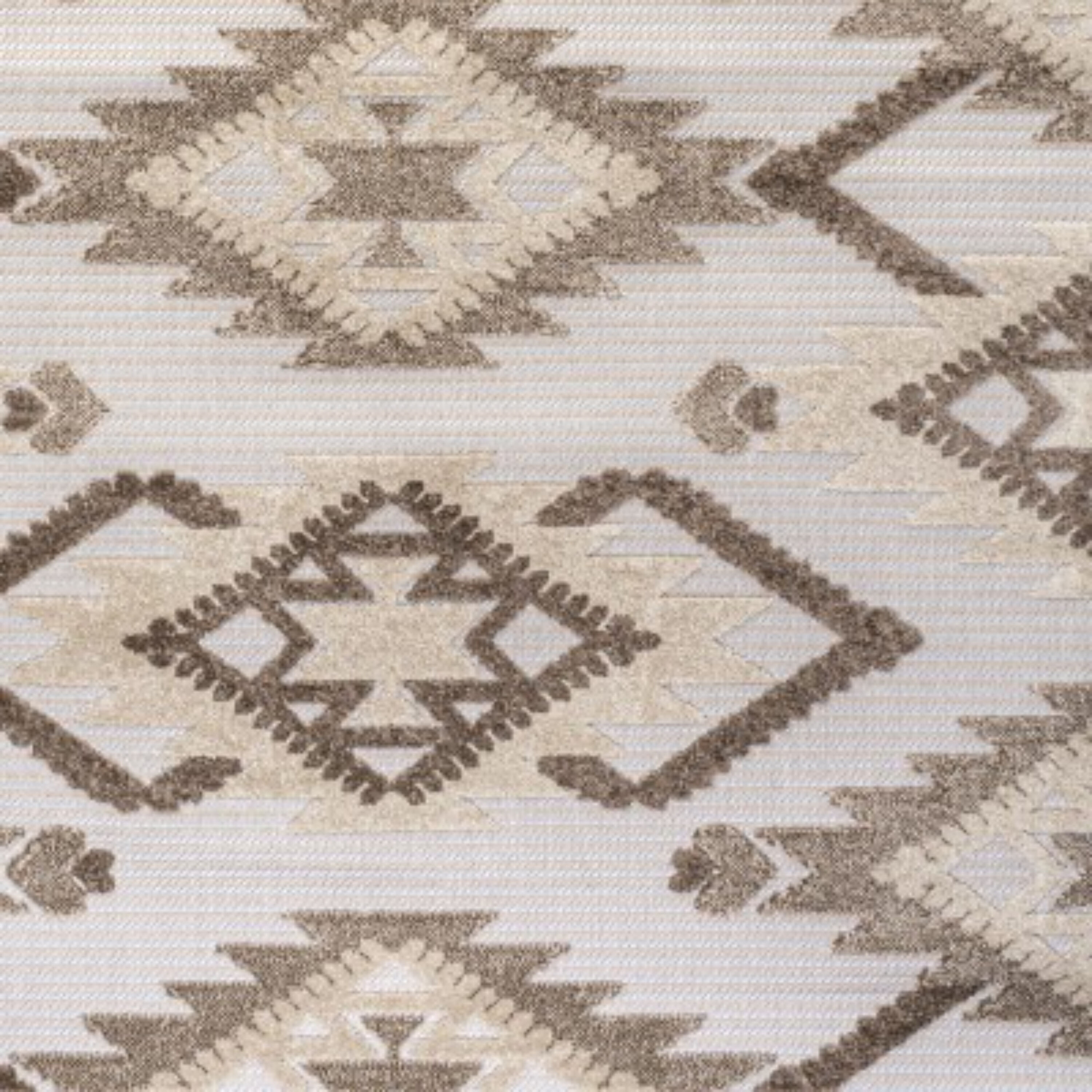 JONATHAN Y South Beach 4 X 6 (ft) Brown/Ivory Indoor/Outdoor Geometric ...