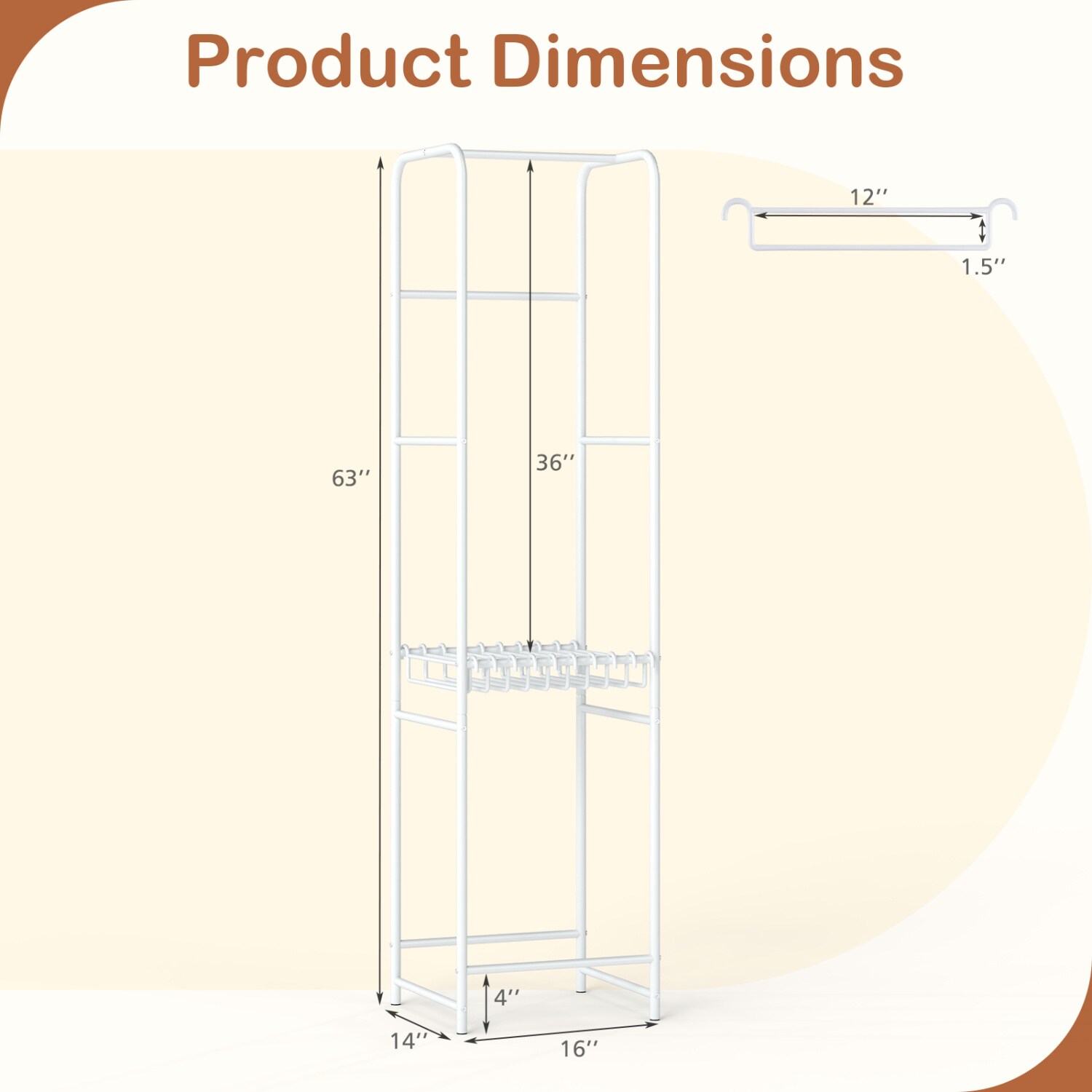 Slickblue D-CO-67401ZJ Garment-Racks - View #3