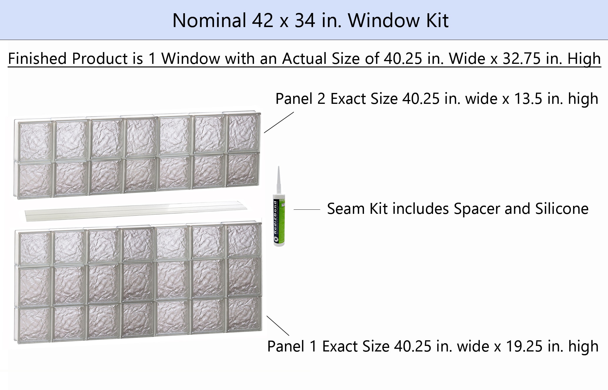 REDI2SET S4234IS Glass-Block-Windows - View #2