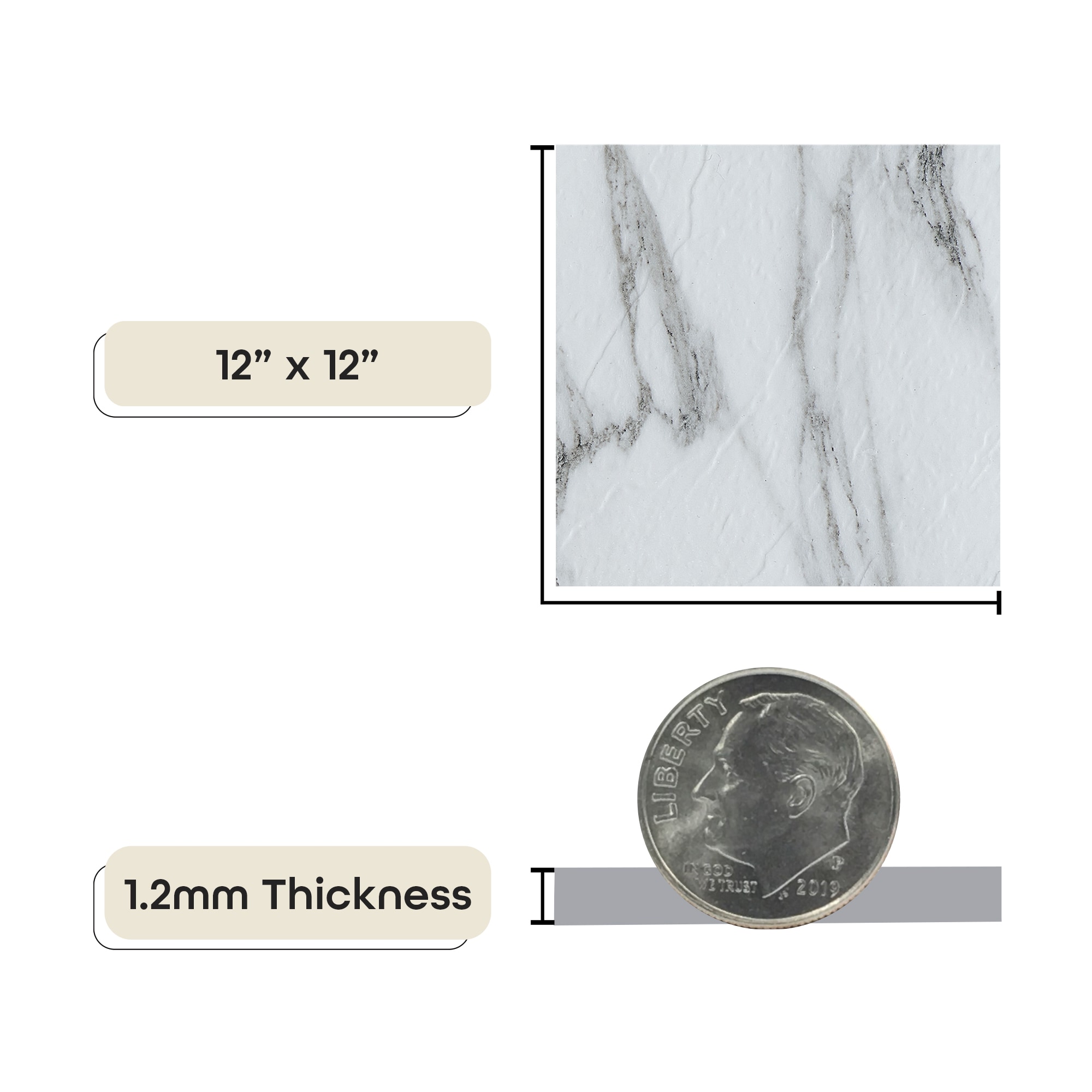 Achim FTVMA45545 Vinyl-Tiles - View #6