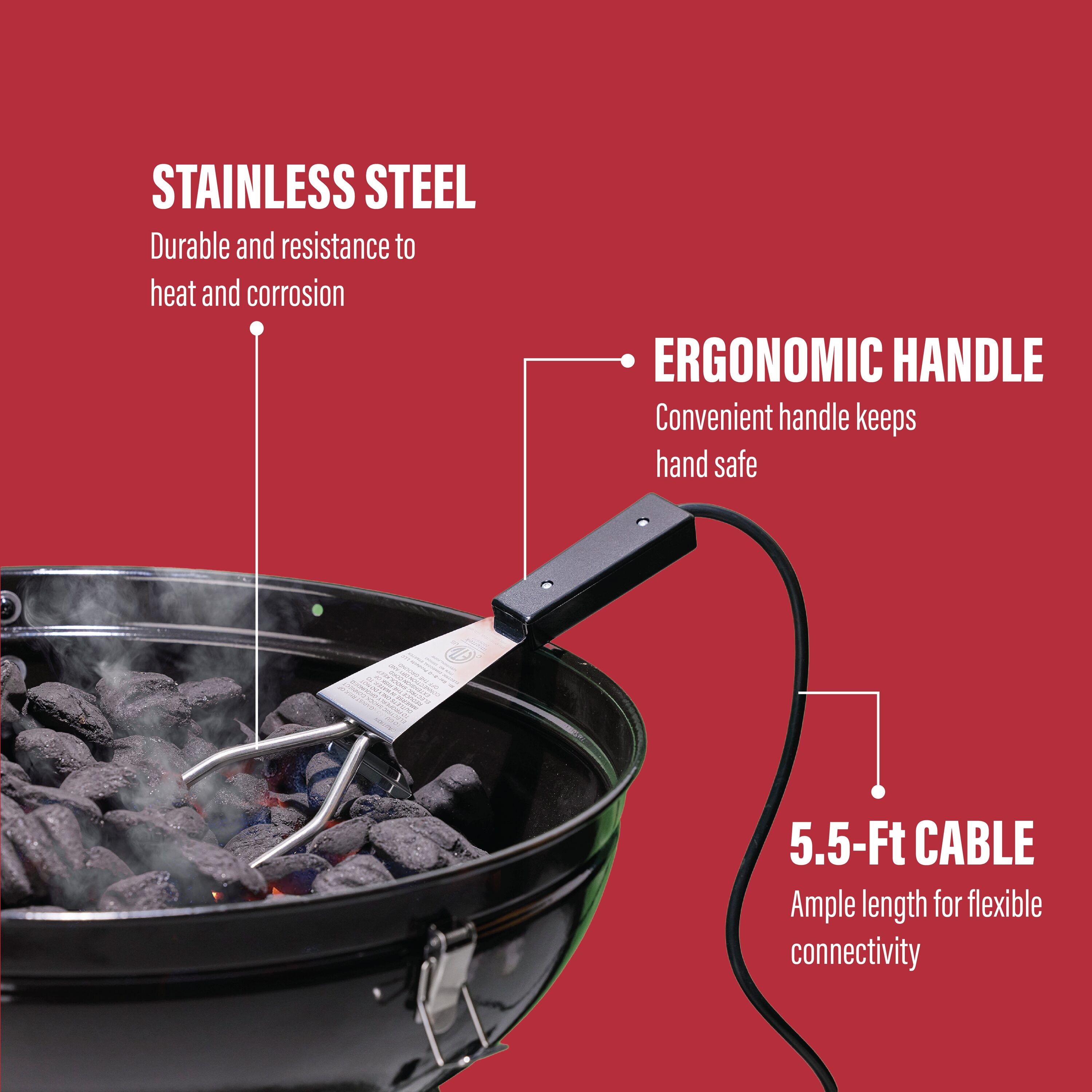 Master Forge 40108MF Charcoal-Accy - View #2