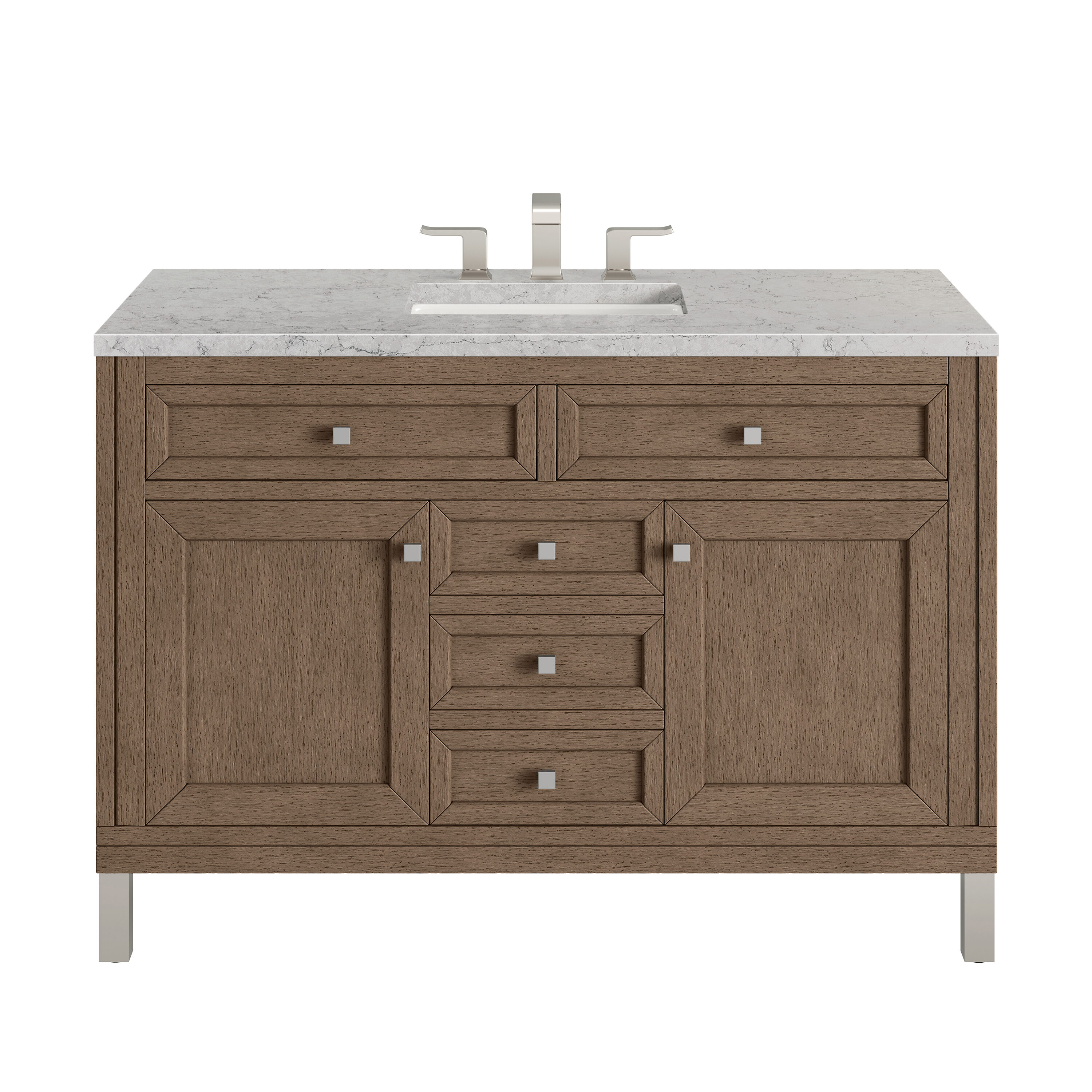 James Martin Vanities 305-V48-WWW-3EJP Bath-Vanity-Combo - View #2