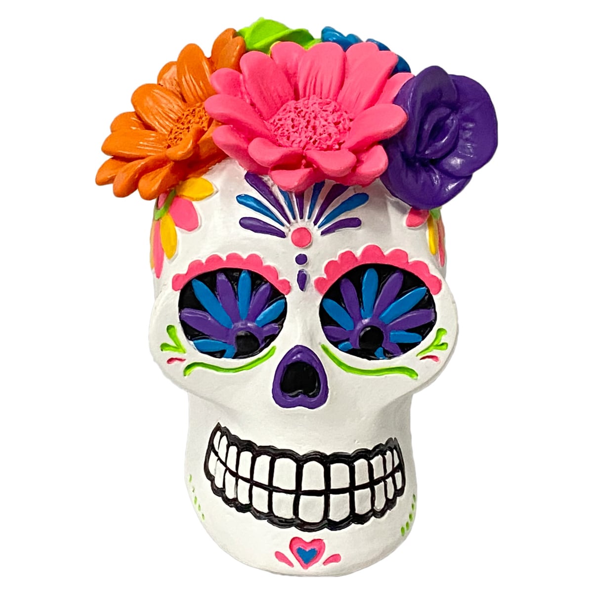 Holiday Living LW53-NXFG022A 6.65-in Tabletop Skull Figurine