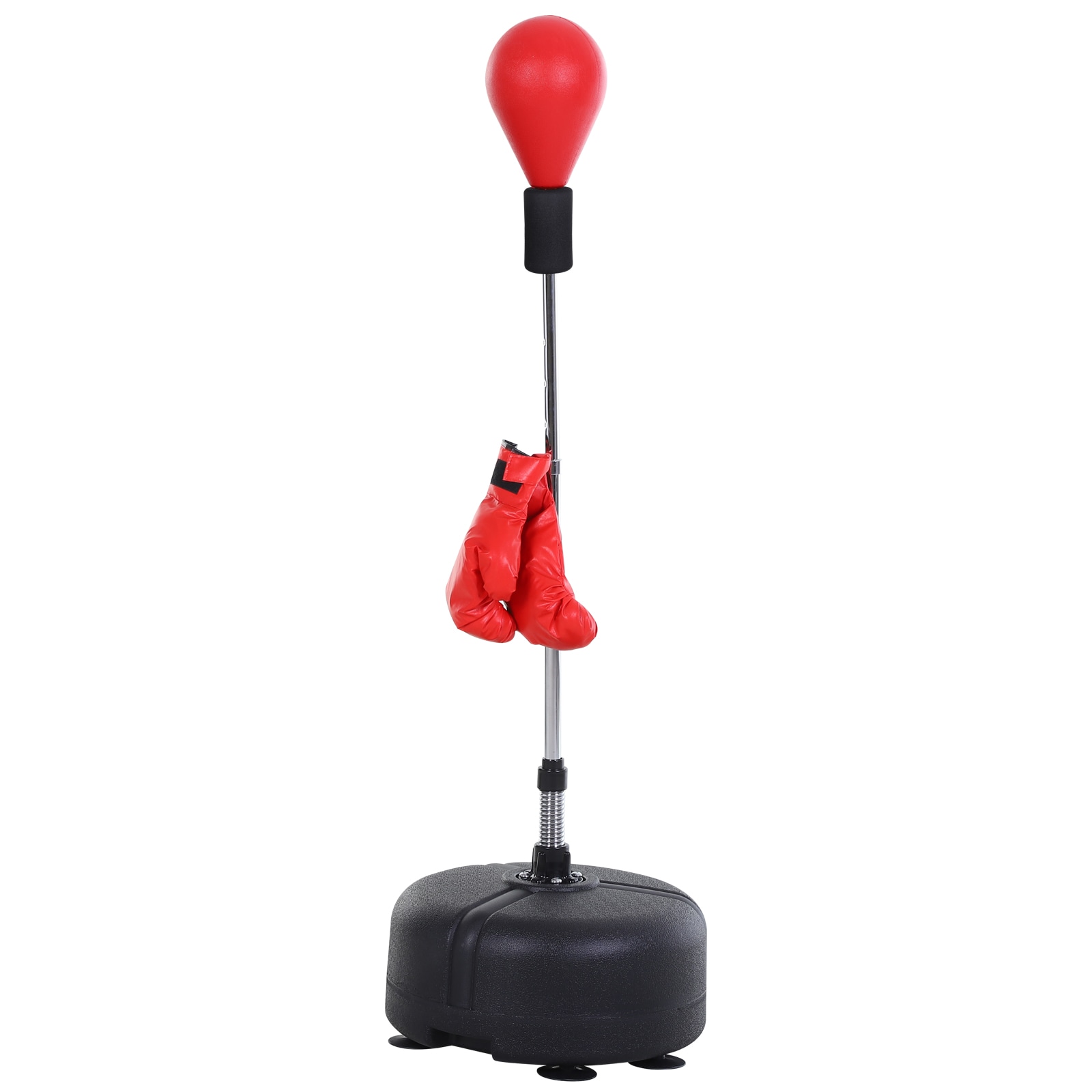 Tatayosi JL-5P217217 Free Standing Punching Bag with Stand and Boxing Gloves Height Adjustable Boxing Bag Set For Training Exercise Fitness Stress Relief Red
