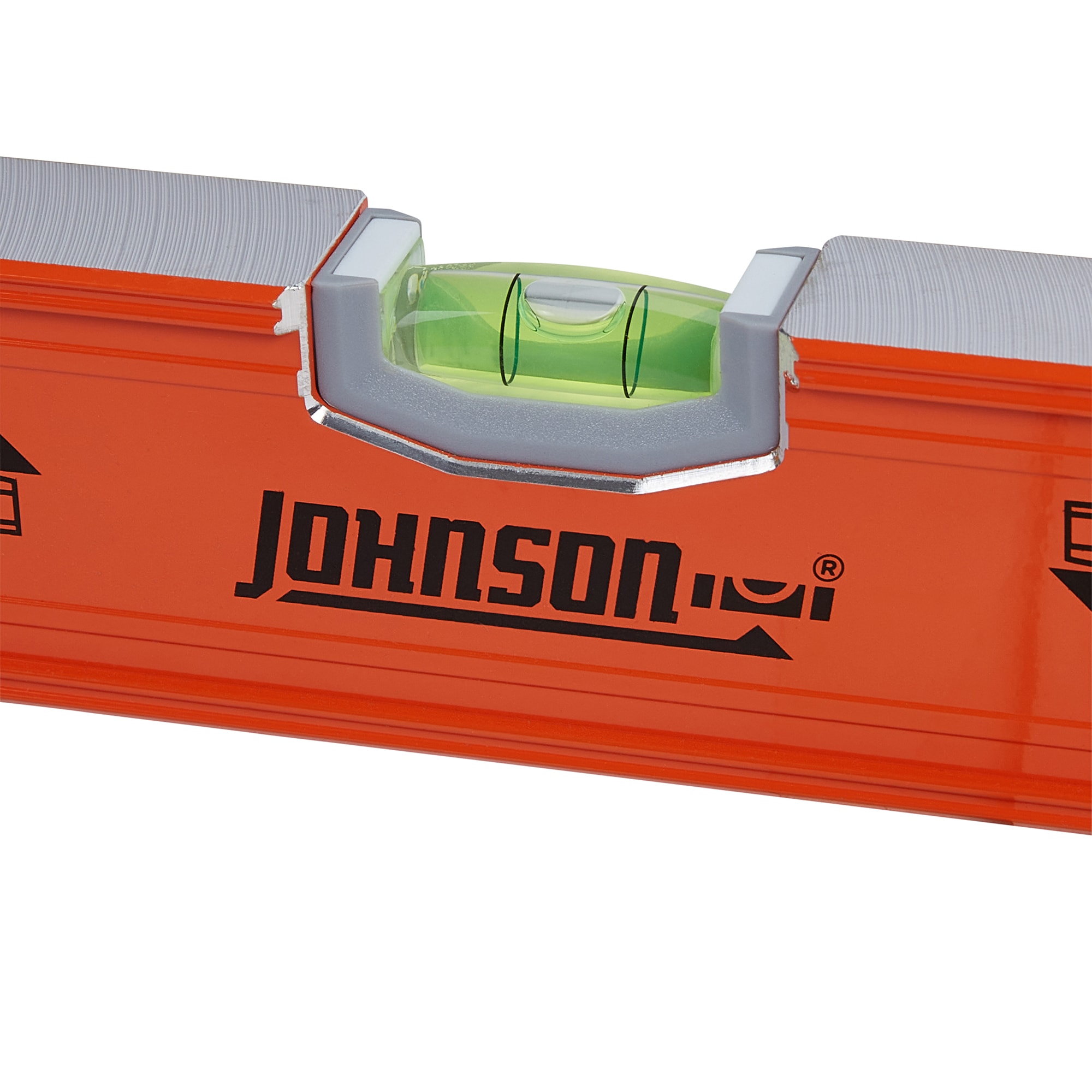 Johnson Level Aluminum 24-in 3 Vial Magnetic Box Beam Level at