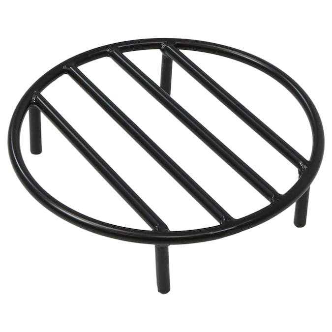 Black Steel Fire Pit Log Grate, Do You Need A Grate In Fire Pit