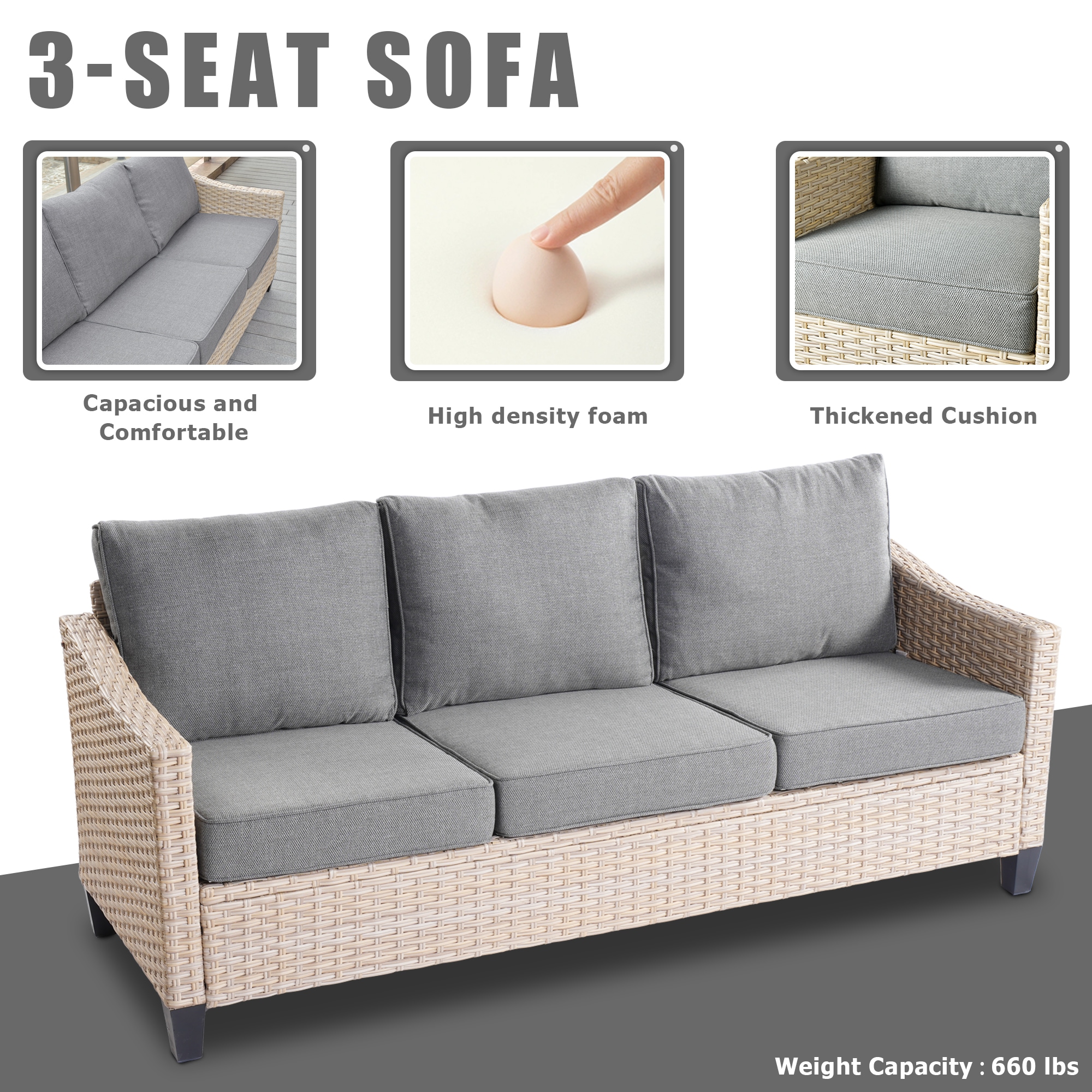 weaxty HMBFPDAR405 Patio-Conversation-Sets - View #2