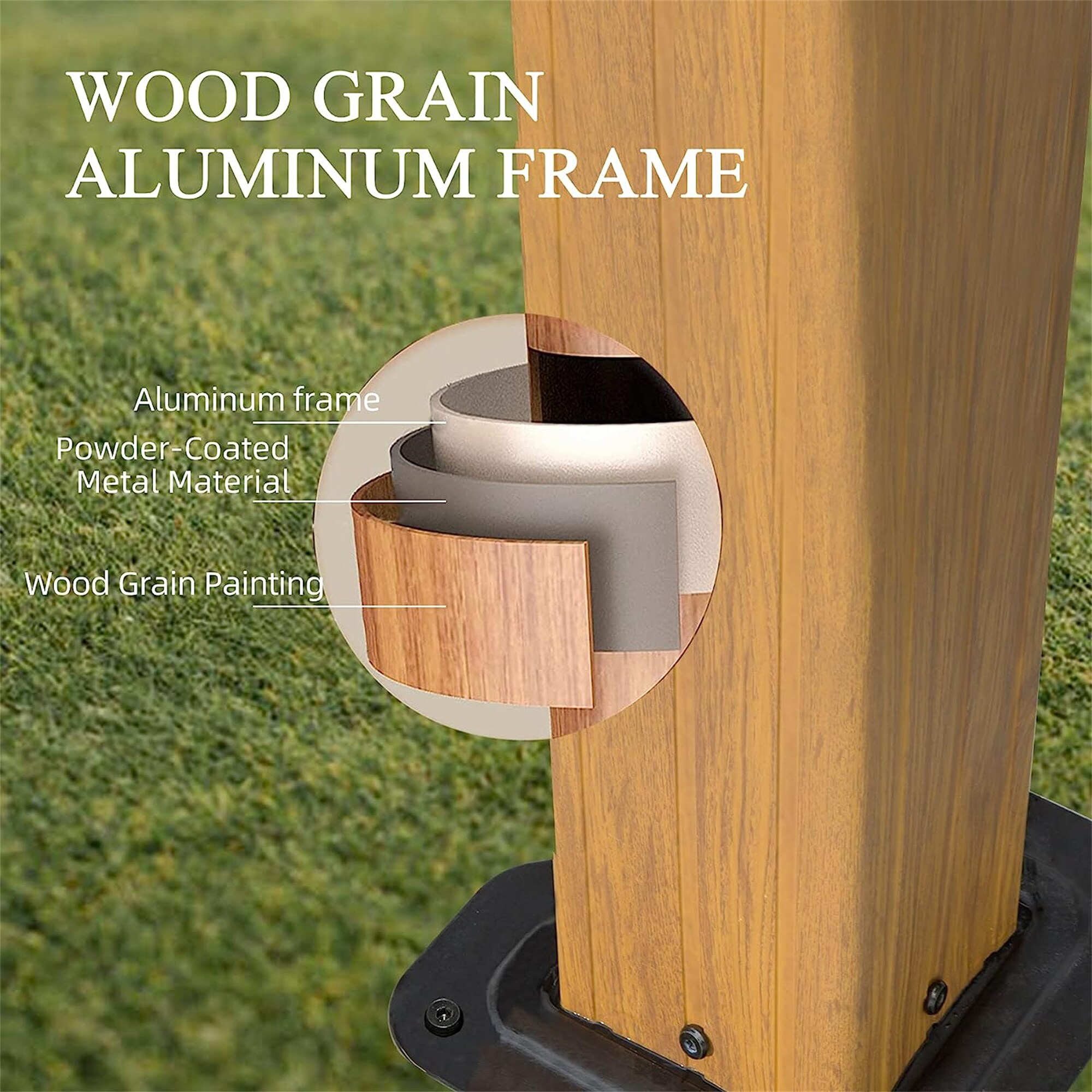 Clihome CL-DOLS026 Wood-Resin-Gazebos - View #8