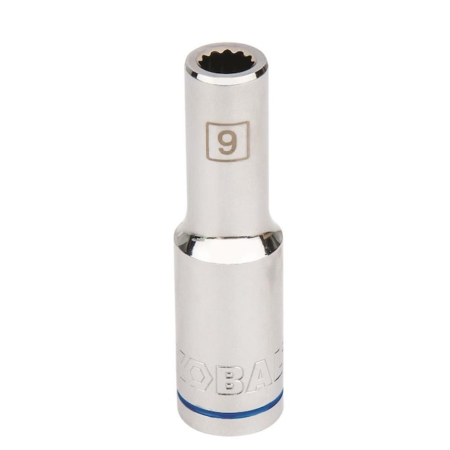 Kobalt Metric 1/2-in Drive 12-point 9mm Deep Socket Kobalt Metric 1/2-in Drive 12-point 9mm Deep Socket