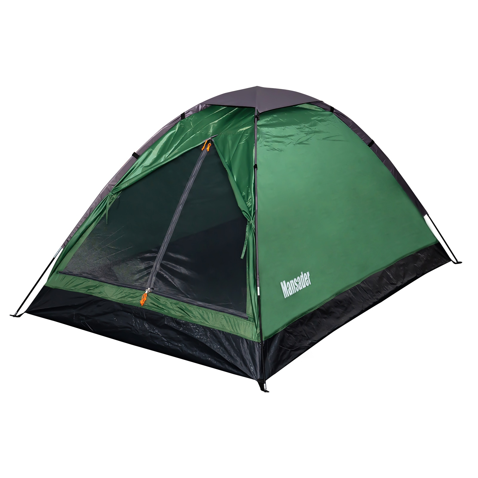 GARSING 2-Person Camping Tent Polyester 2 -Person Tent #MAN-2P-DGREEN