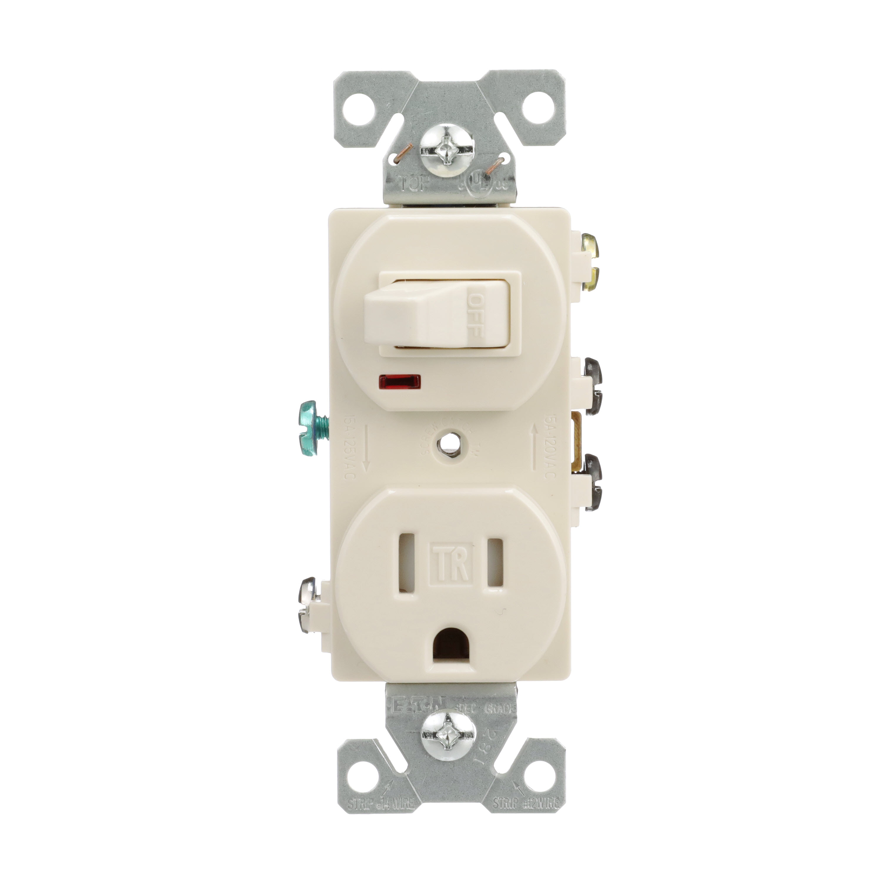 GE Wi-Fi Smart Switch 15-Amp 120/125-Volt Residential/Commercial Duplex  Smart Outlet, White in the Electrical Outlets department at