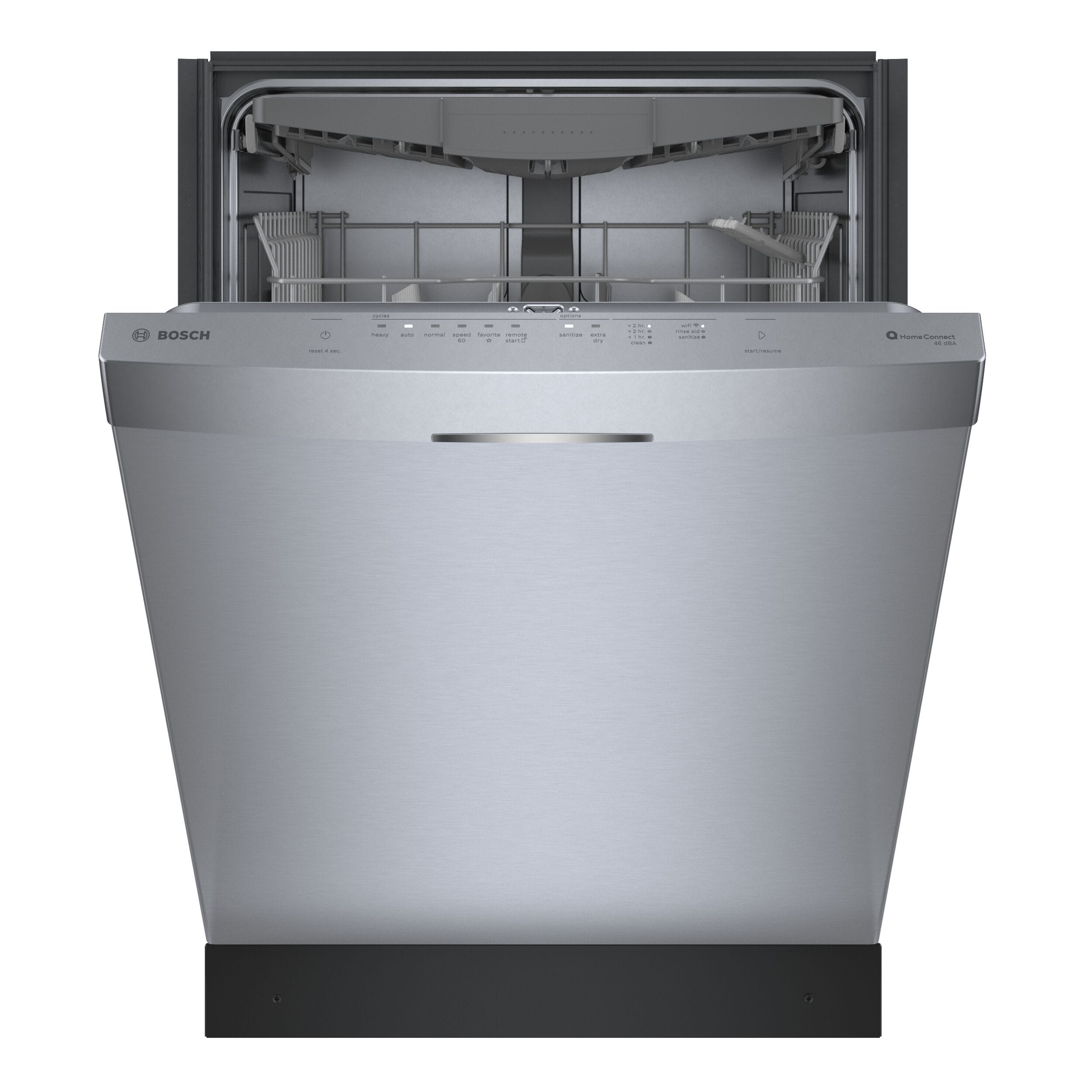 Bosch 300 Series Top Control 24 in Smart Built In Dishwasher With