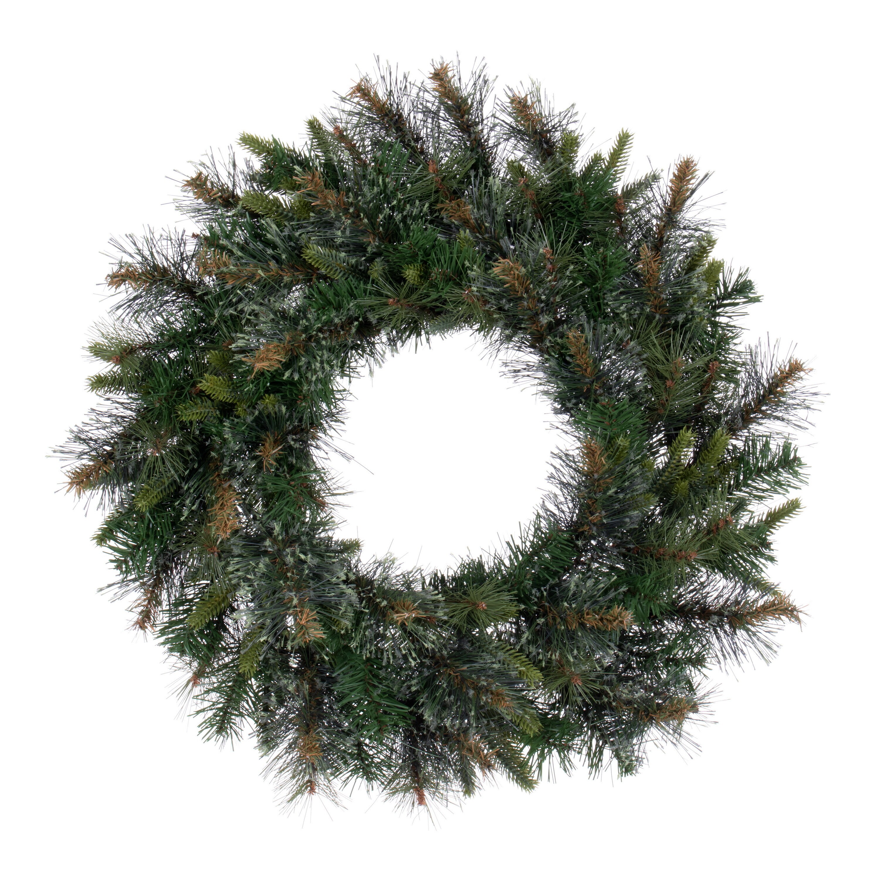 Vickerman A118324 24-in Indoor Green Pine Artificial Christmas Wreath