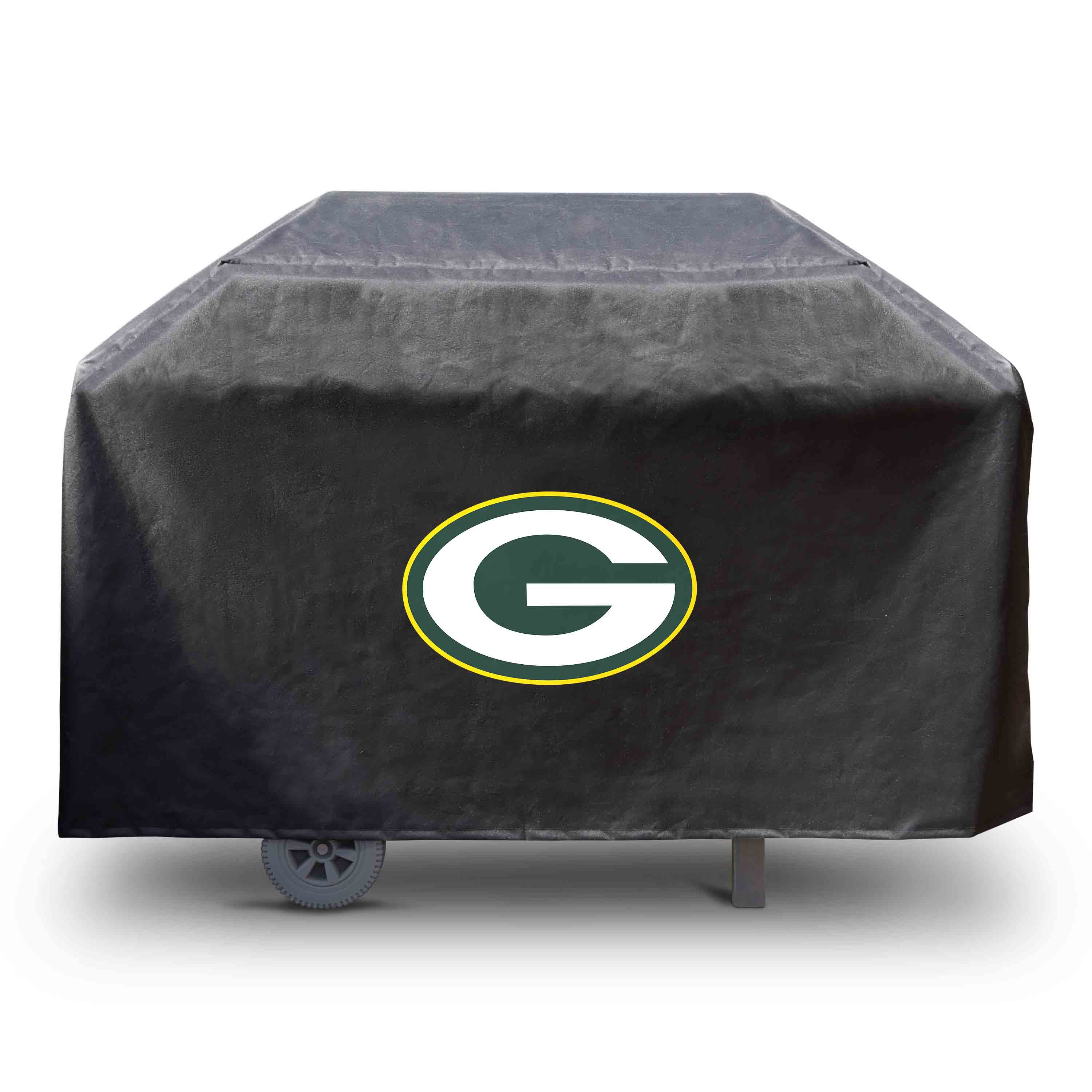 FANMATS 41138 Green Bay Packers 4 burner grill cover 68-Inches W x 35-Inches H Black Fits most Cover