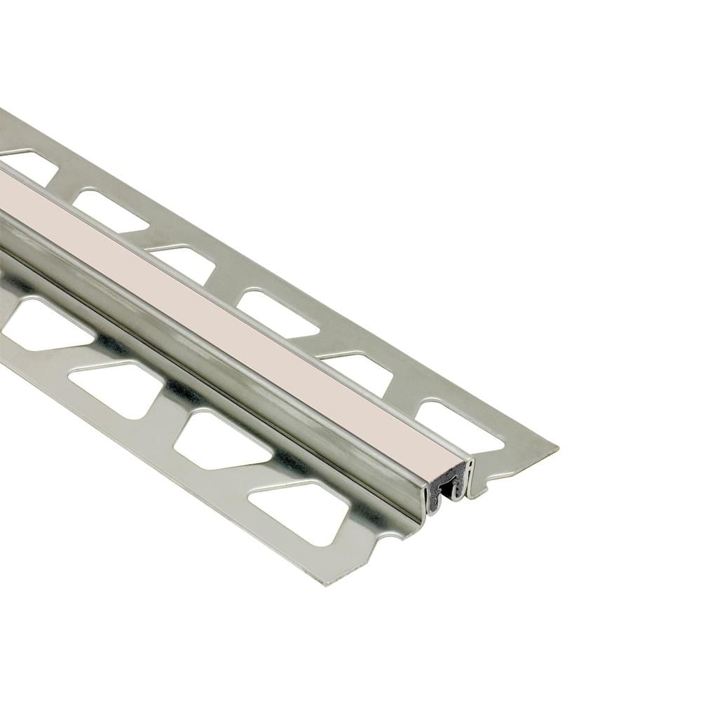 Schluter Systems EKSN125C Dilex-KSN 0.5-in W x 98.5-in L Cream Steel Movement joint Tile Edge Trim