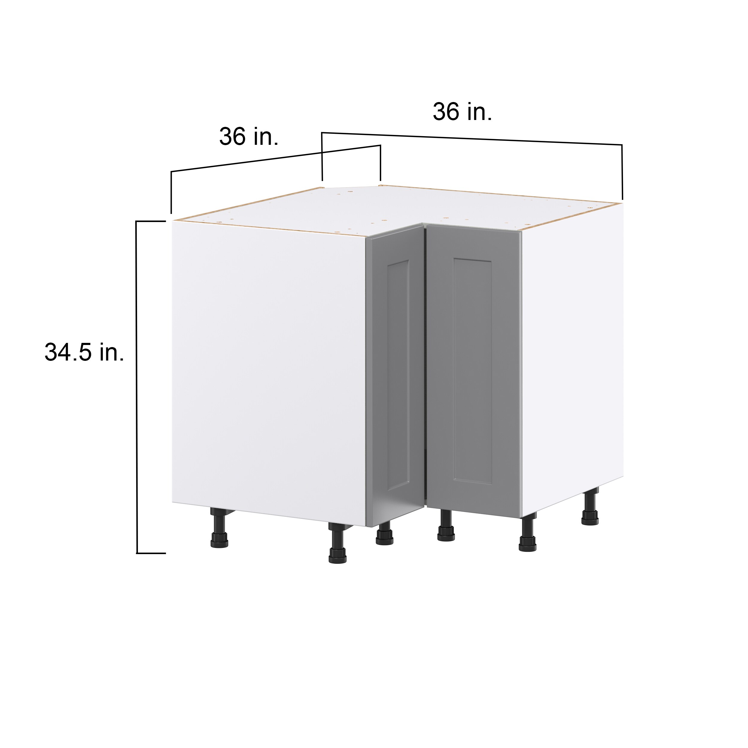 Hugo&Borg DSBC36LSP(L/R)-BM Cabinets-Kitchen - View #4