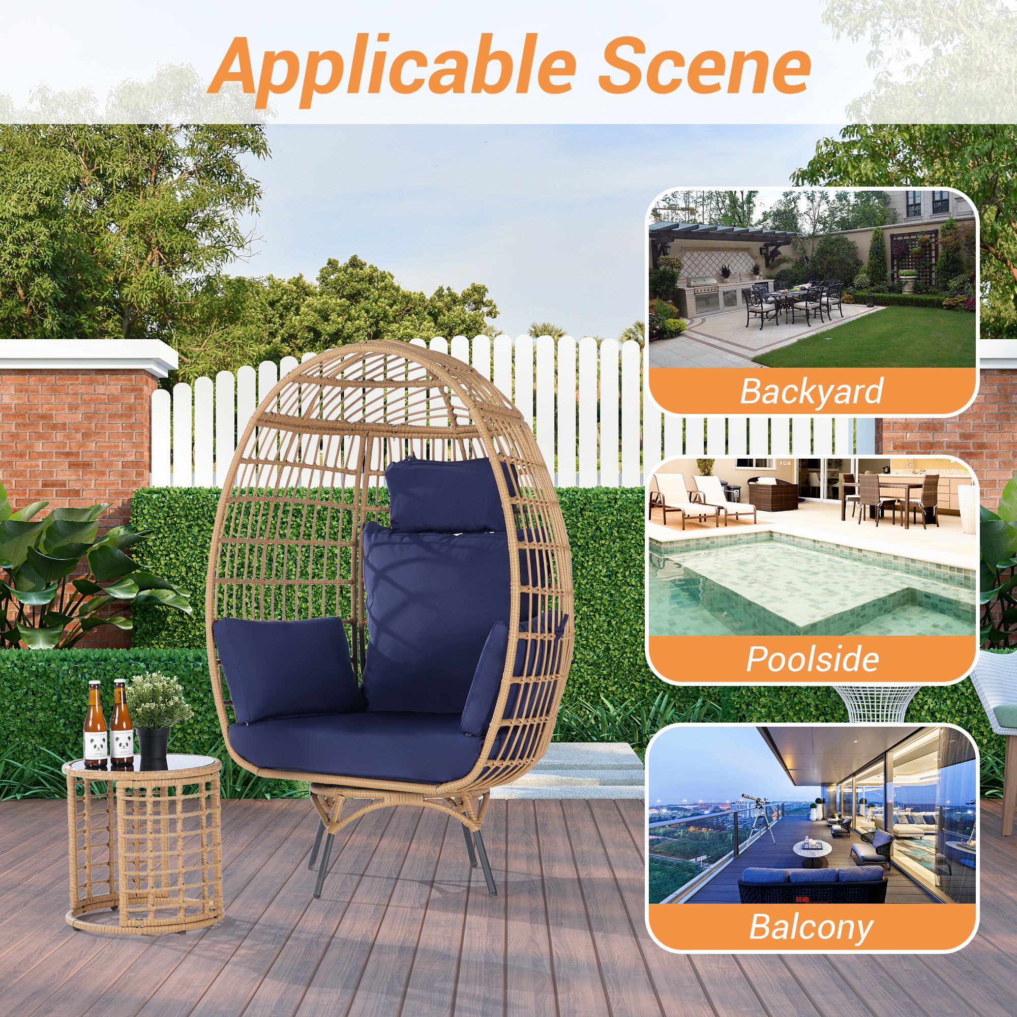 SANSTAR L-RJDC65NY-BB Patio-Chairs - View #7