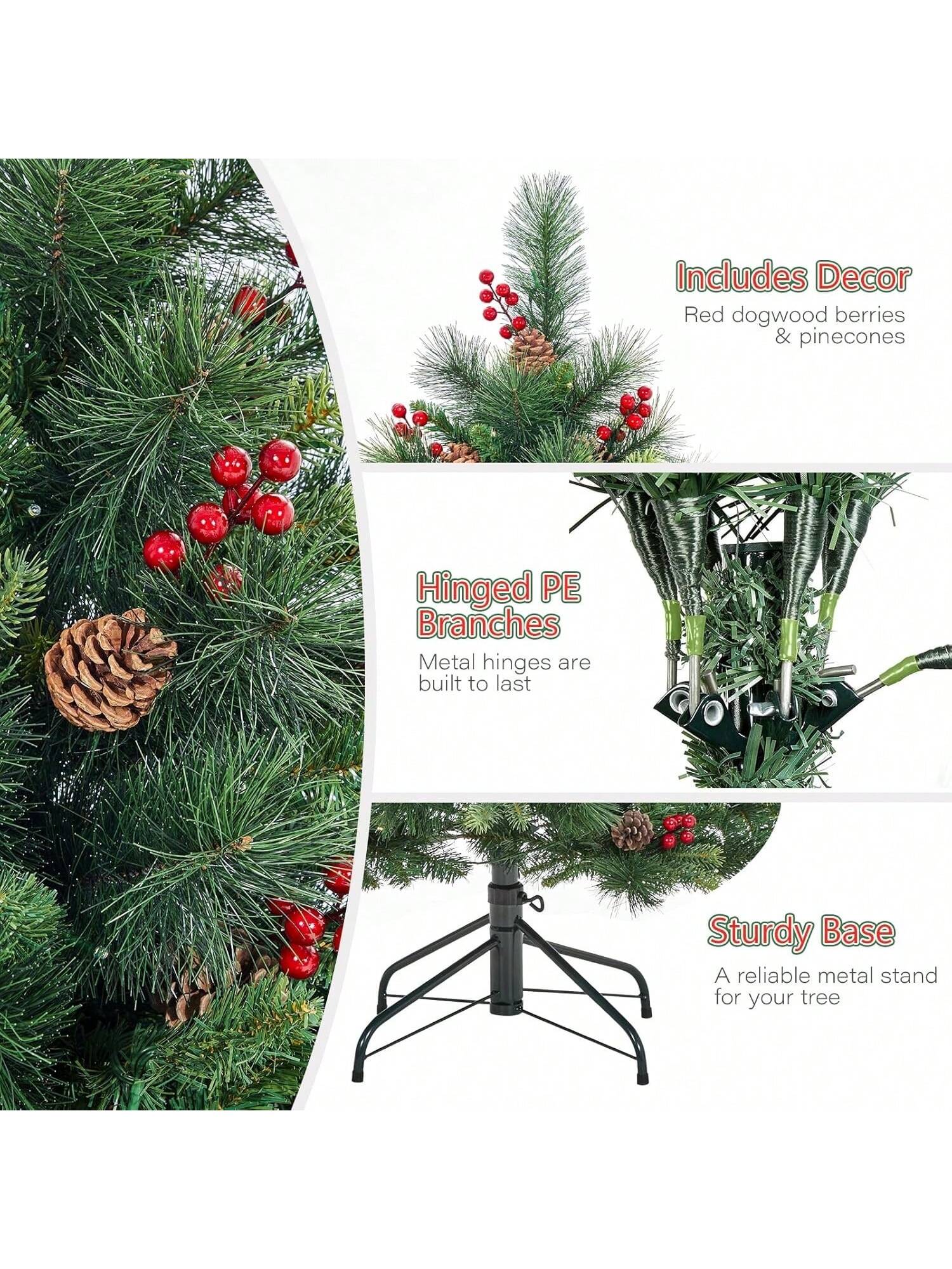 Qeetex BY-PHK-35JRQPKR Artificial-Christmas-Trees - View #7