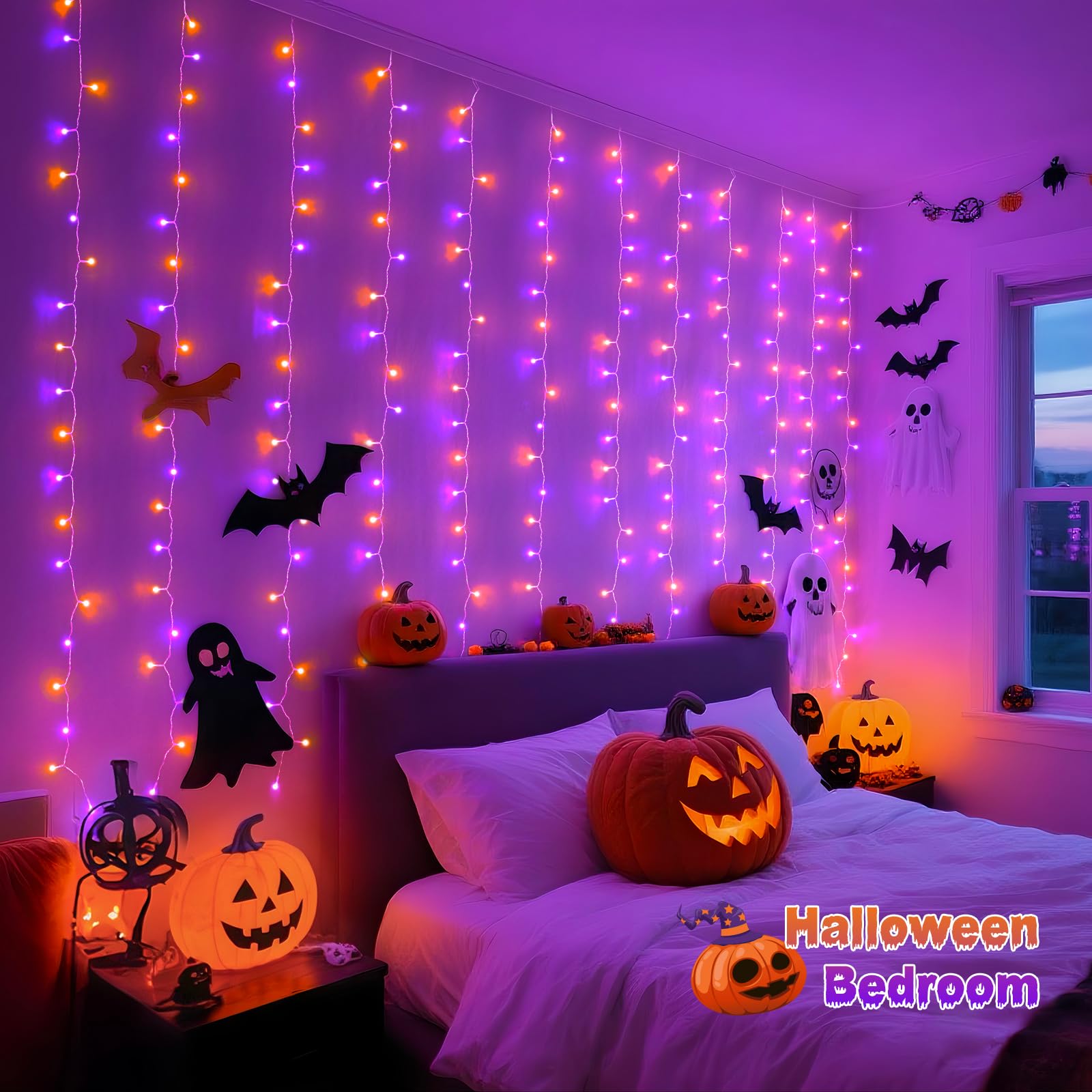 IJBUHV 678887732040 Halloween-String-Lights - View #4
