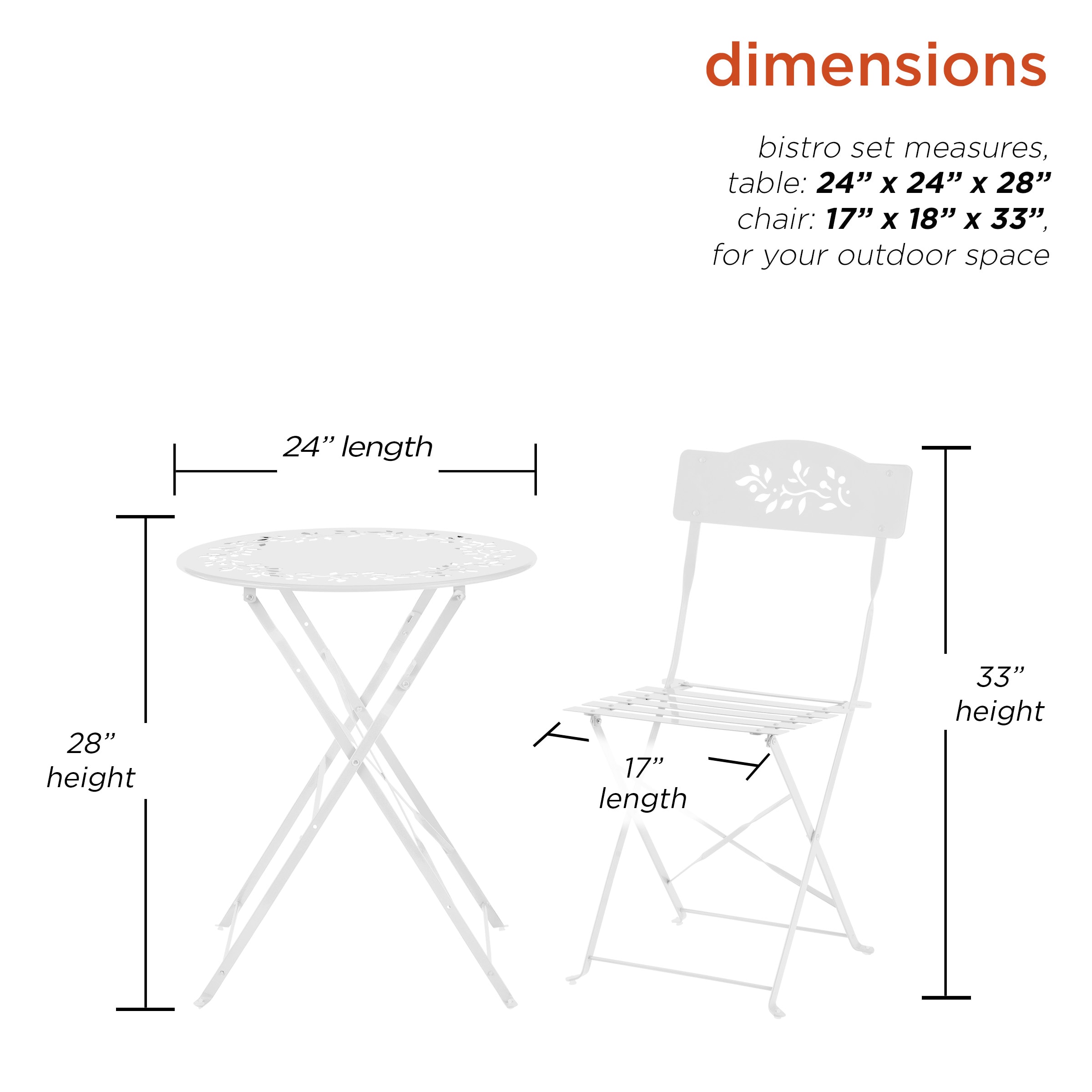 Alpine Corporation MSY100A-WT Patio-Dining-Sets - View #3