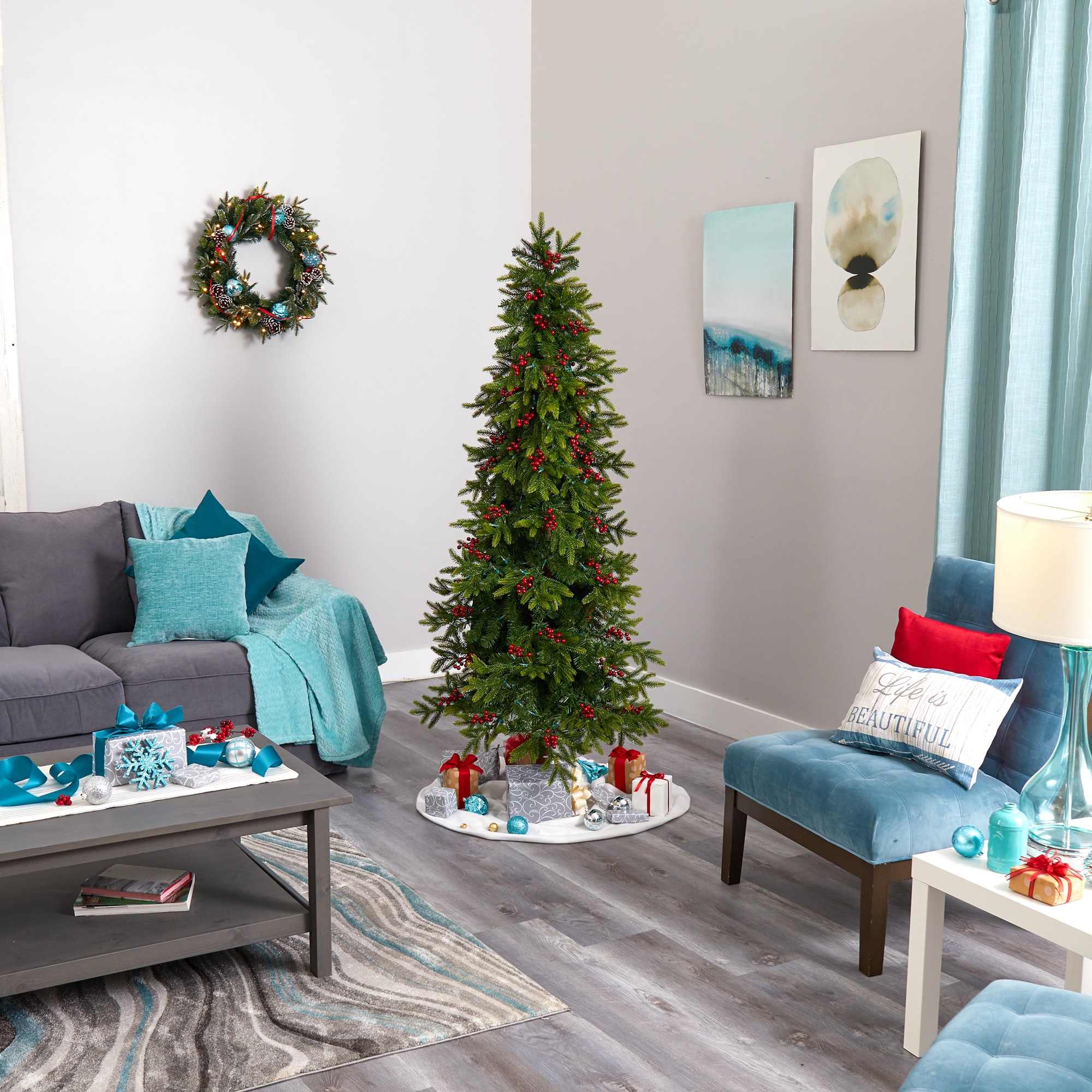 Nearly Natural T1498 Artificial-Christmas-Trees - View #9