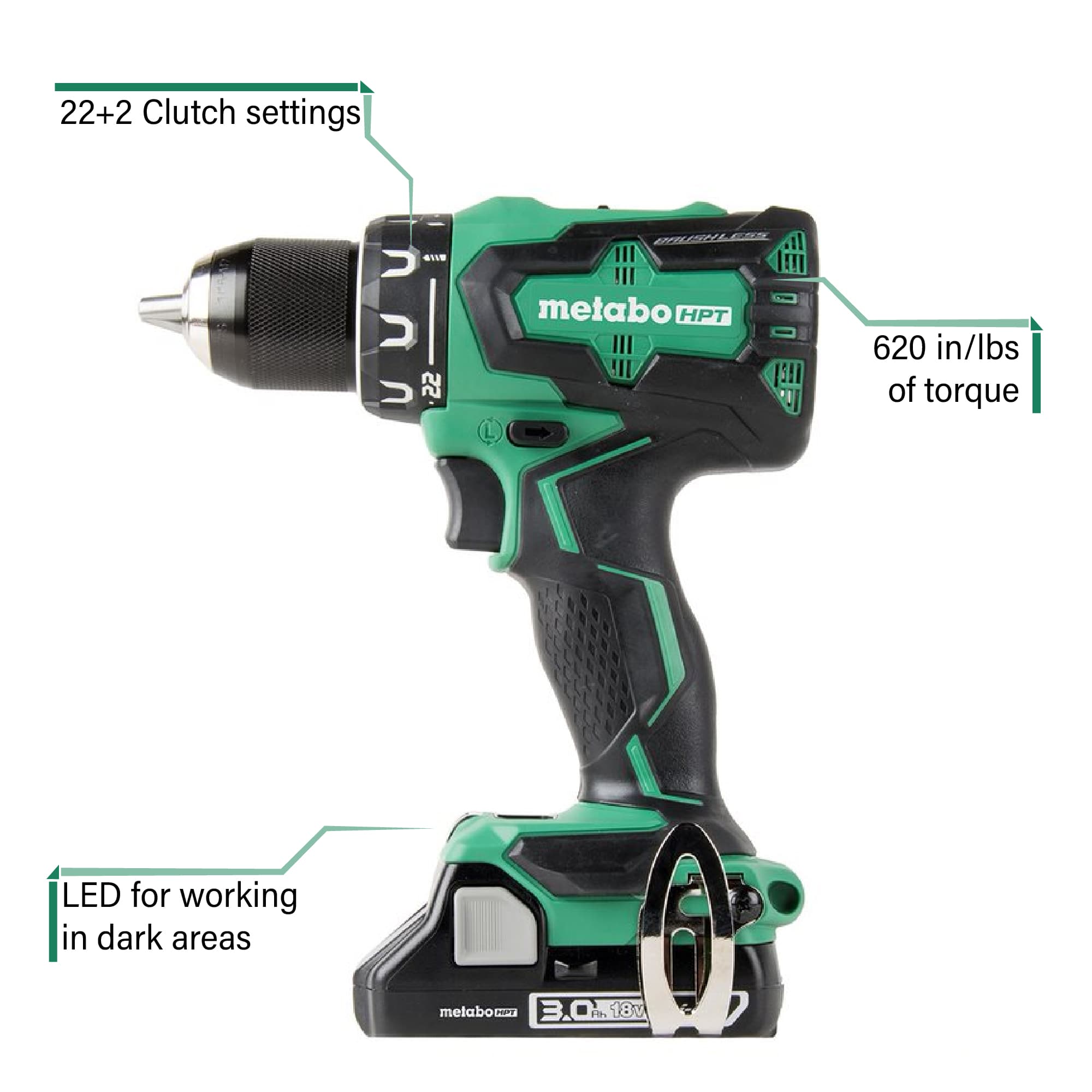Metabo HPT KC18DBFL2SM Combo-Kits - View #6