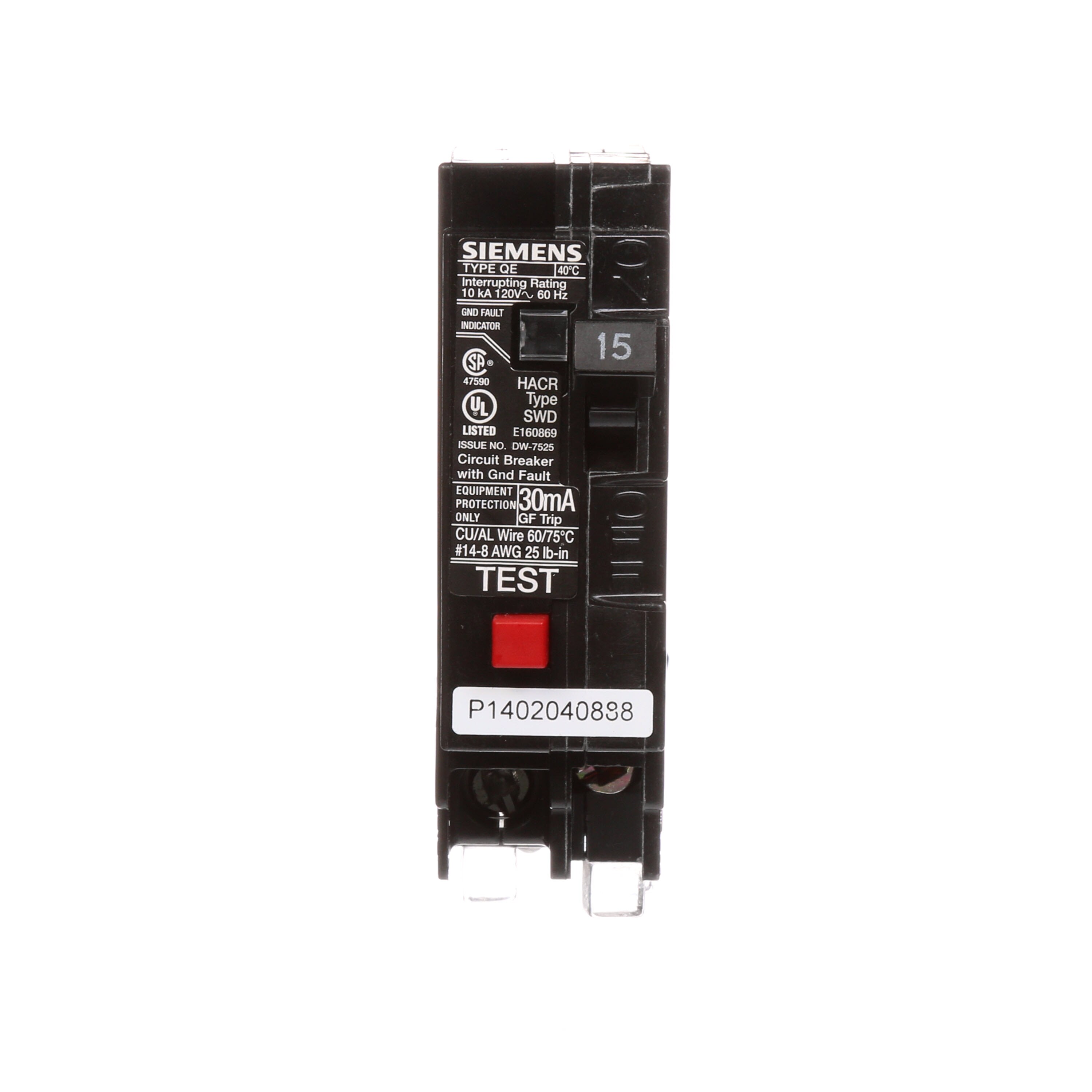 Siemens QE115 Circuit-Breakers - View #2