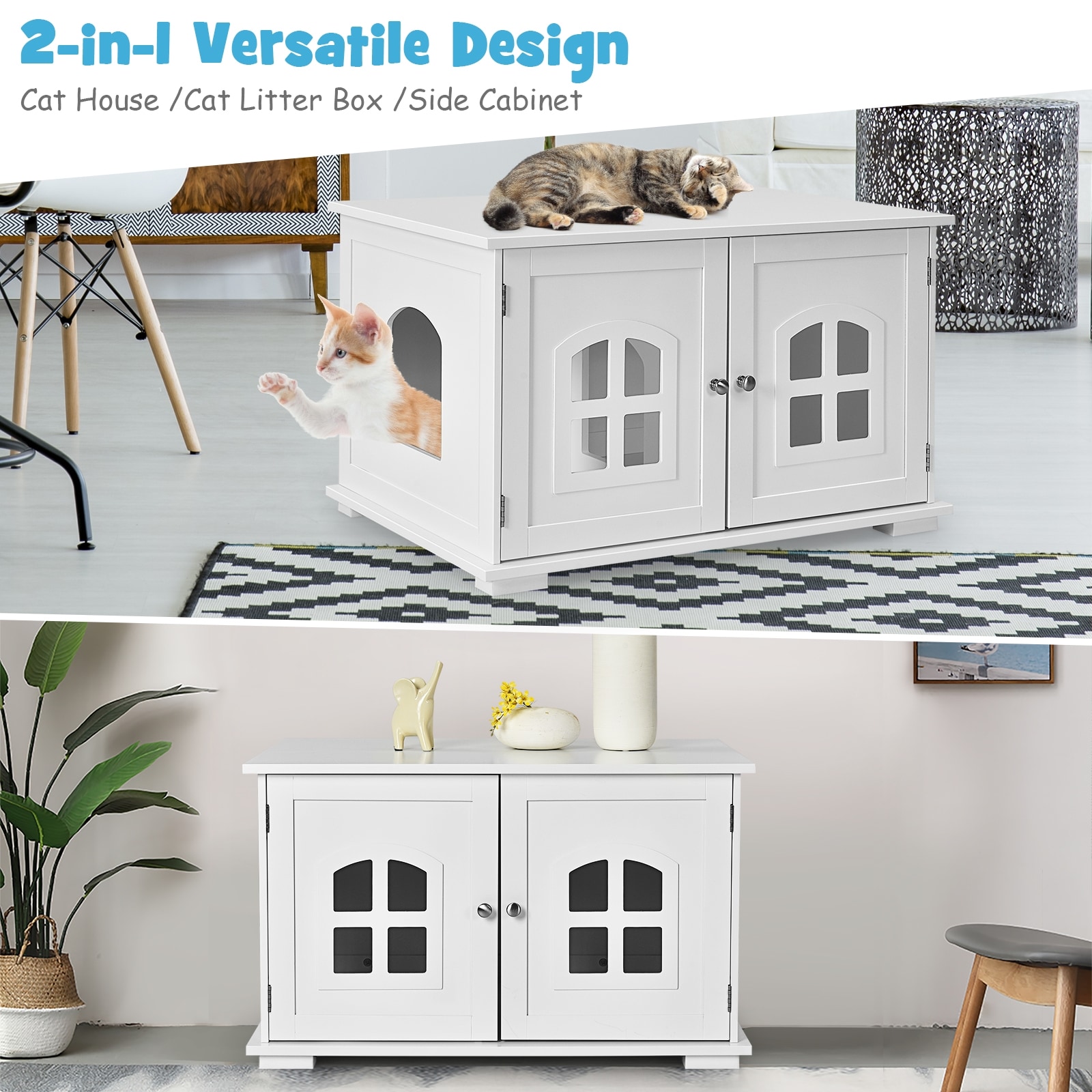 Forclover CJW-LB25WH Litter-Boxes - View #4