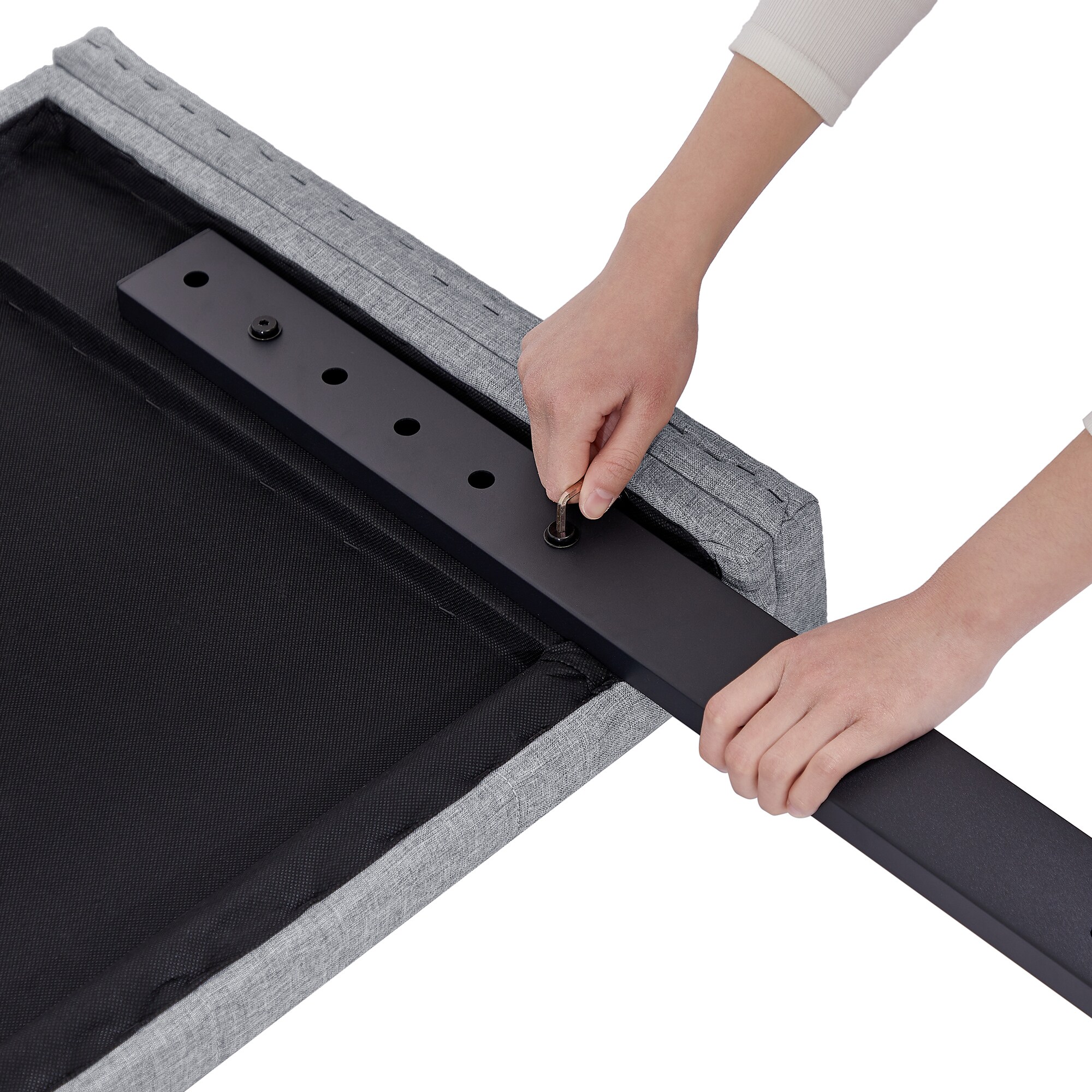 Vecelo LOE-HK01-LGRY Upholstered-Headboards - View #8