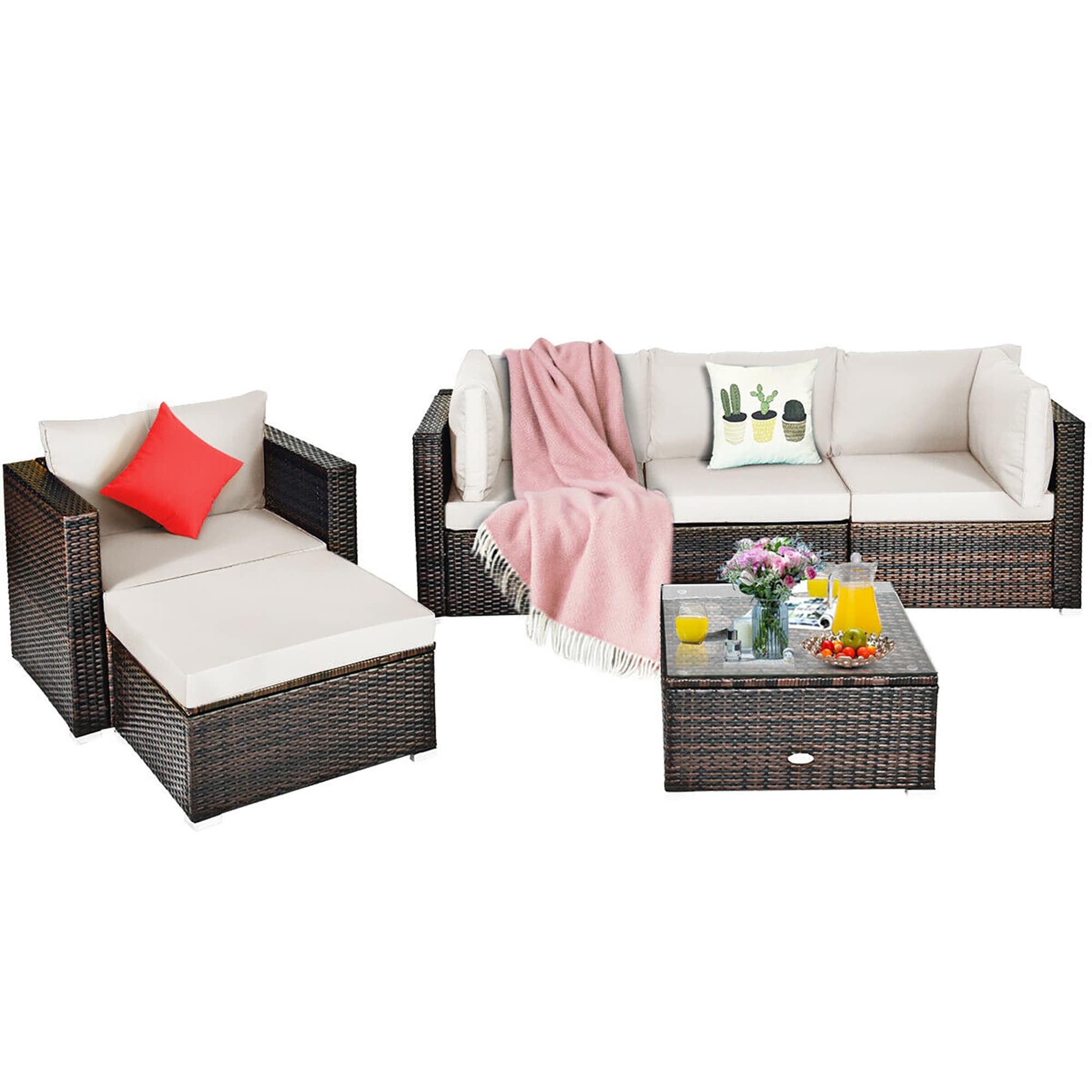 BABOOM BOM-7WH+-CO Patio-Conversation-Sets - View #4
