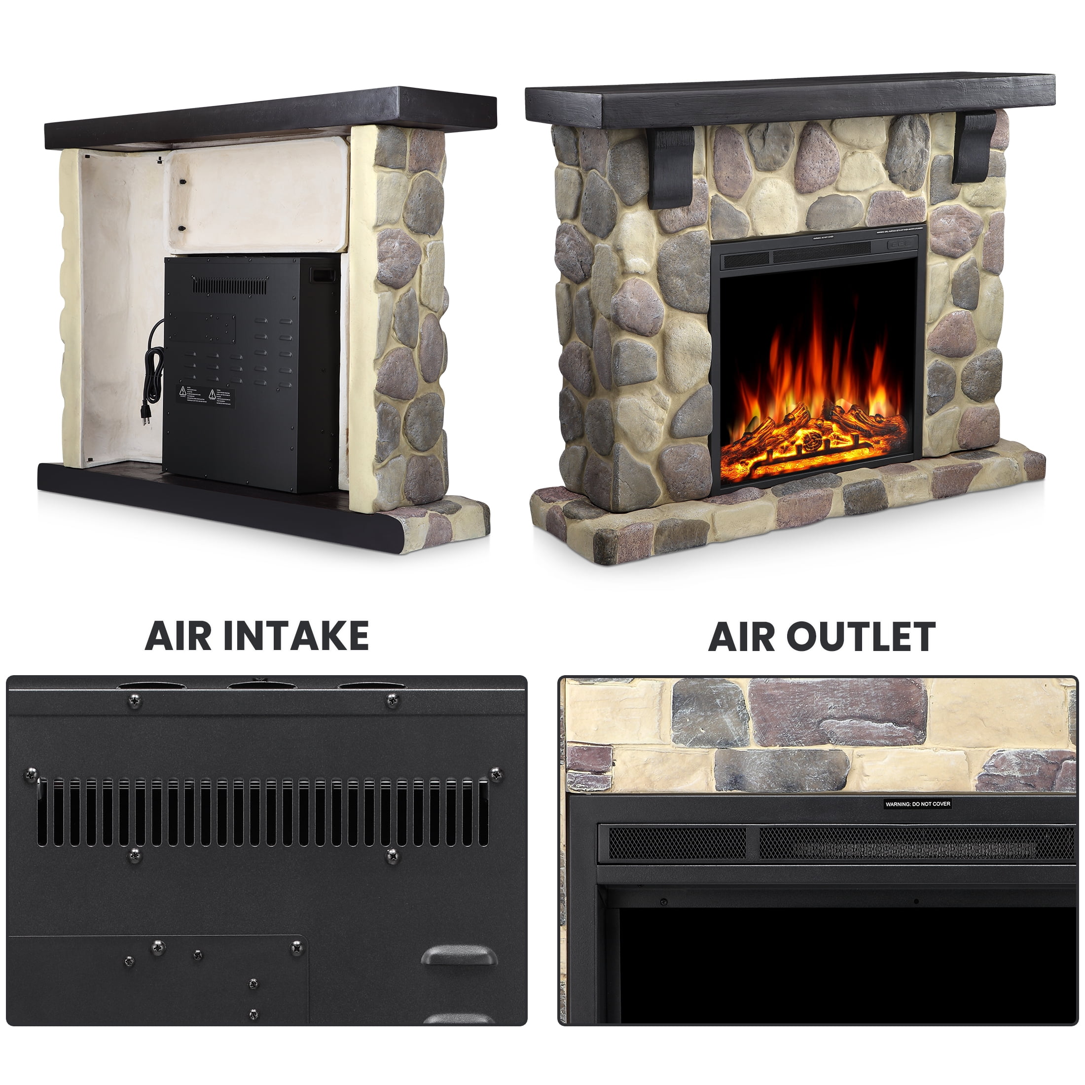 COWSAR Y4928 Electric-Fireplaces - View #5