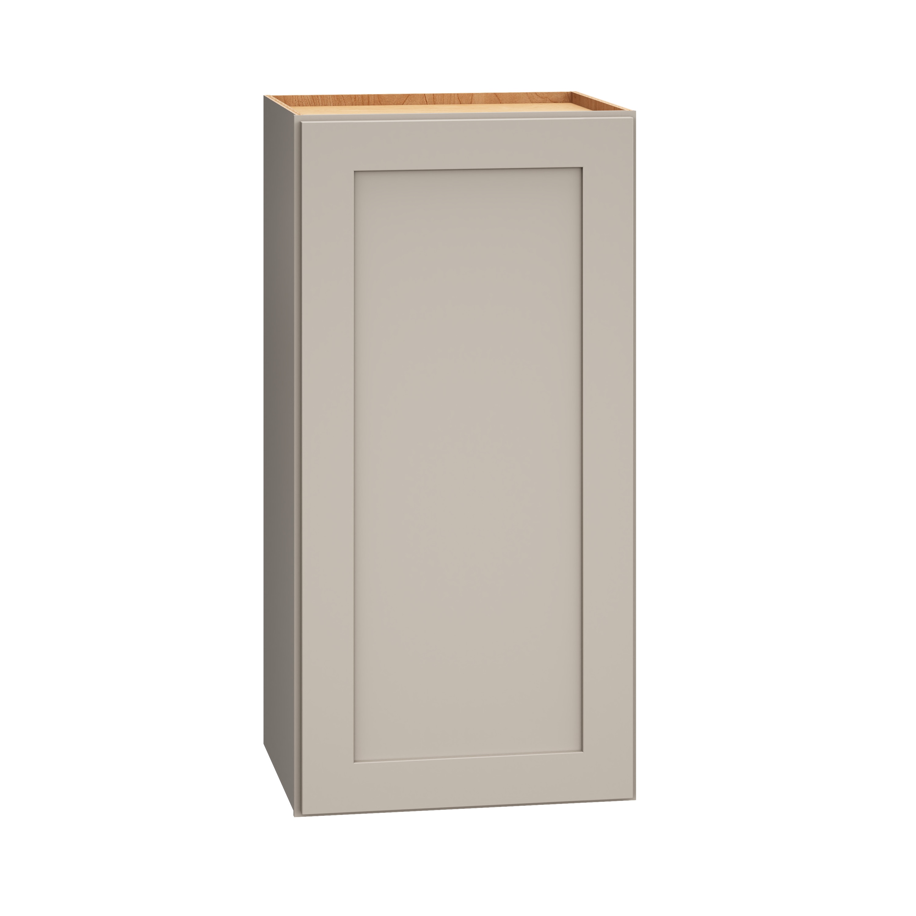 RELIABILT 333 W1530R Pinnacle 15-in W x 30-in H x 12-in D Gray Wall Fully assembled Plywood Cabinet (Recessed Panel Slab)