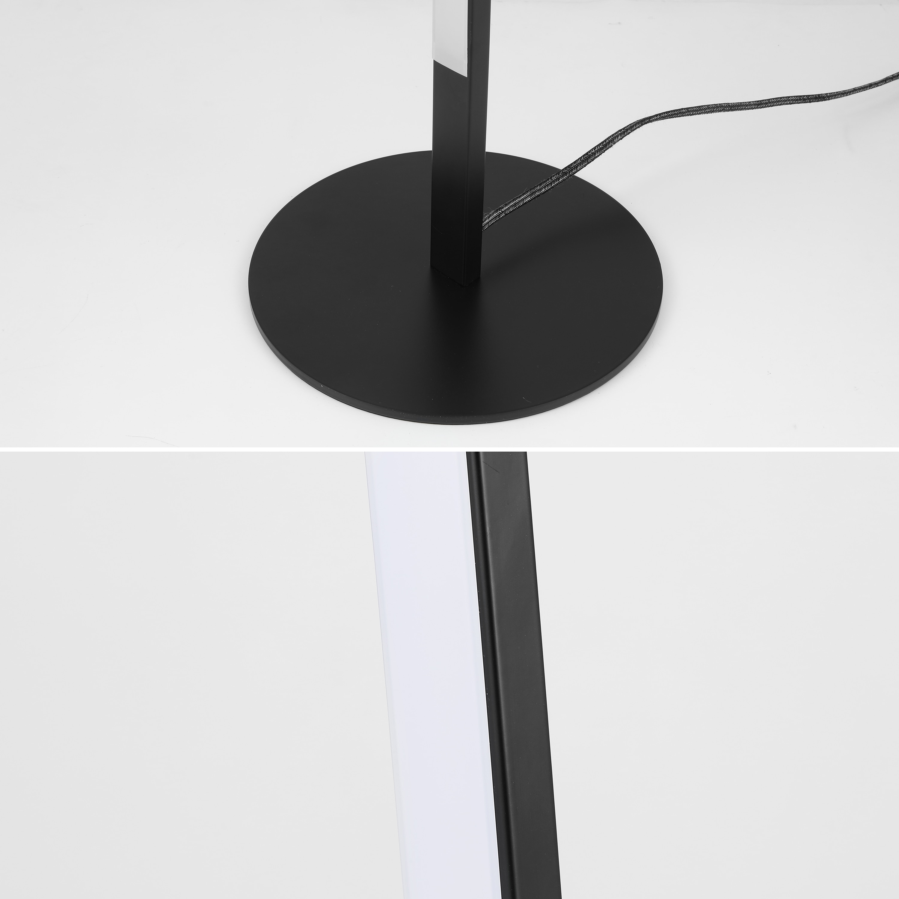 Malthe 71" Black Aluminum/Iron Arc LED Floor Lamp