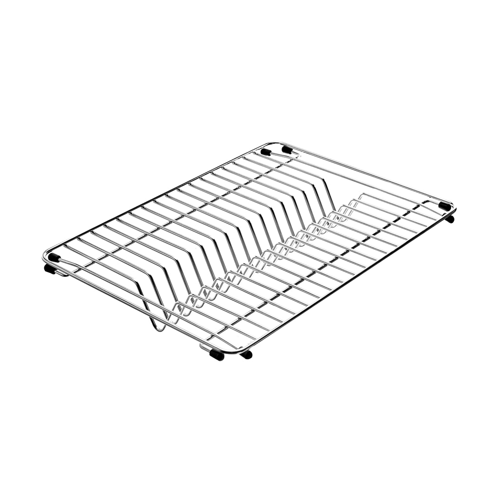 simplehuman 15-in W x 15.5-in L x 7.5-in H Stainless Steel Dish Rack in the Dish  Racks & Trays department at