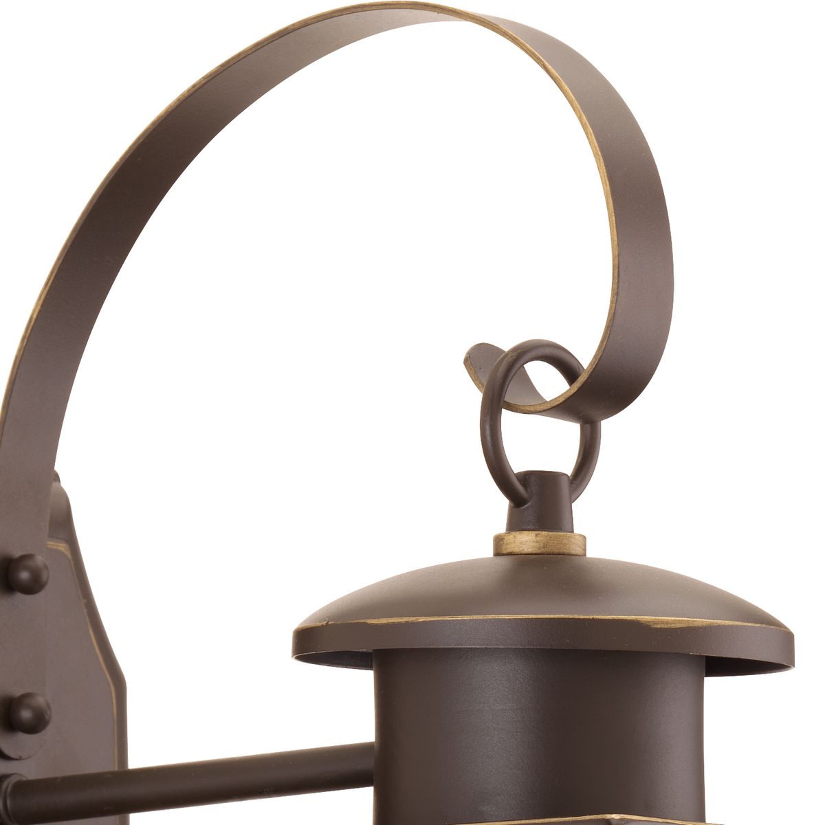 Elegant Antique Bronze Outdoor Wall Lantern with Beveled Glass
