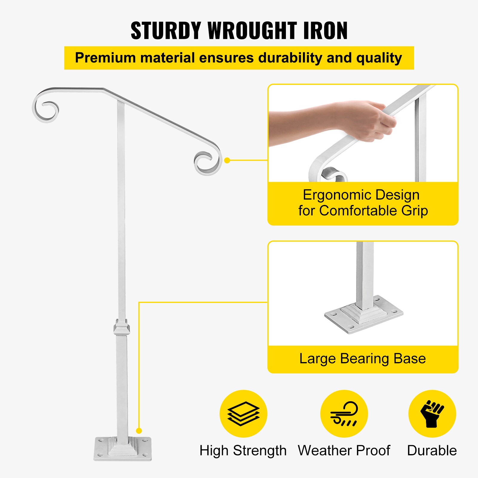 VEVOR SCLTFSBSDDZJ01177V0 railings - View #5