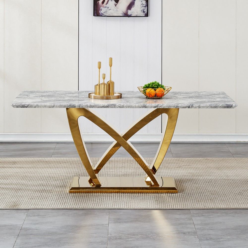 Coolbibila ANAYA-TABLE-GRAY Dining-Tables - View #6