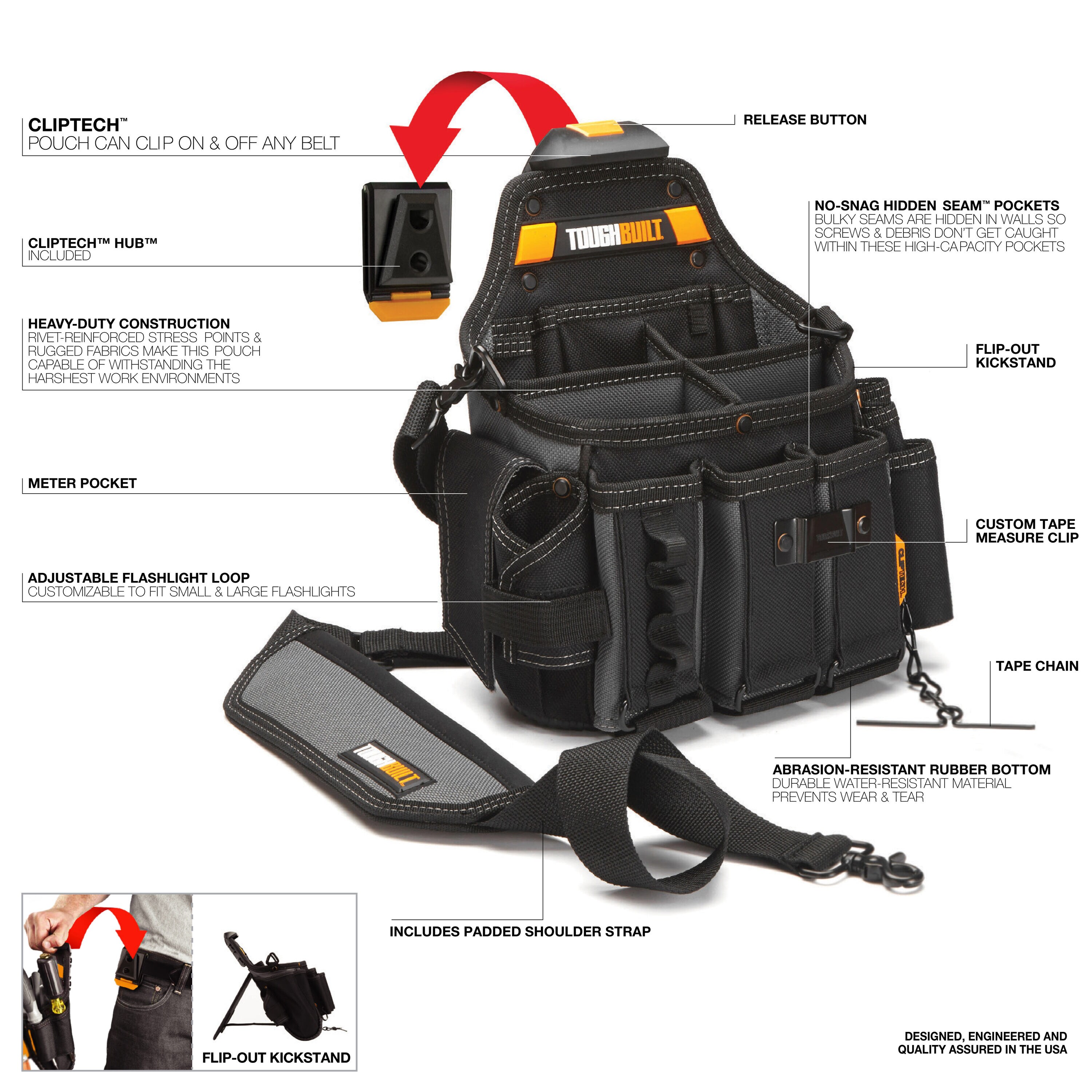 TOUGHBUILT TB-CT-104 Tool-Pouches - View #2