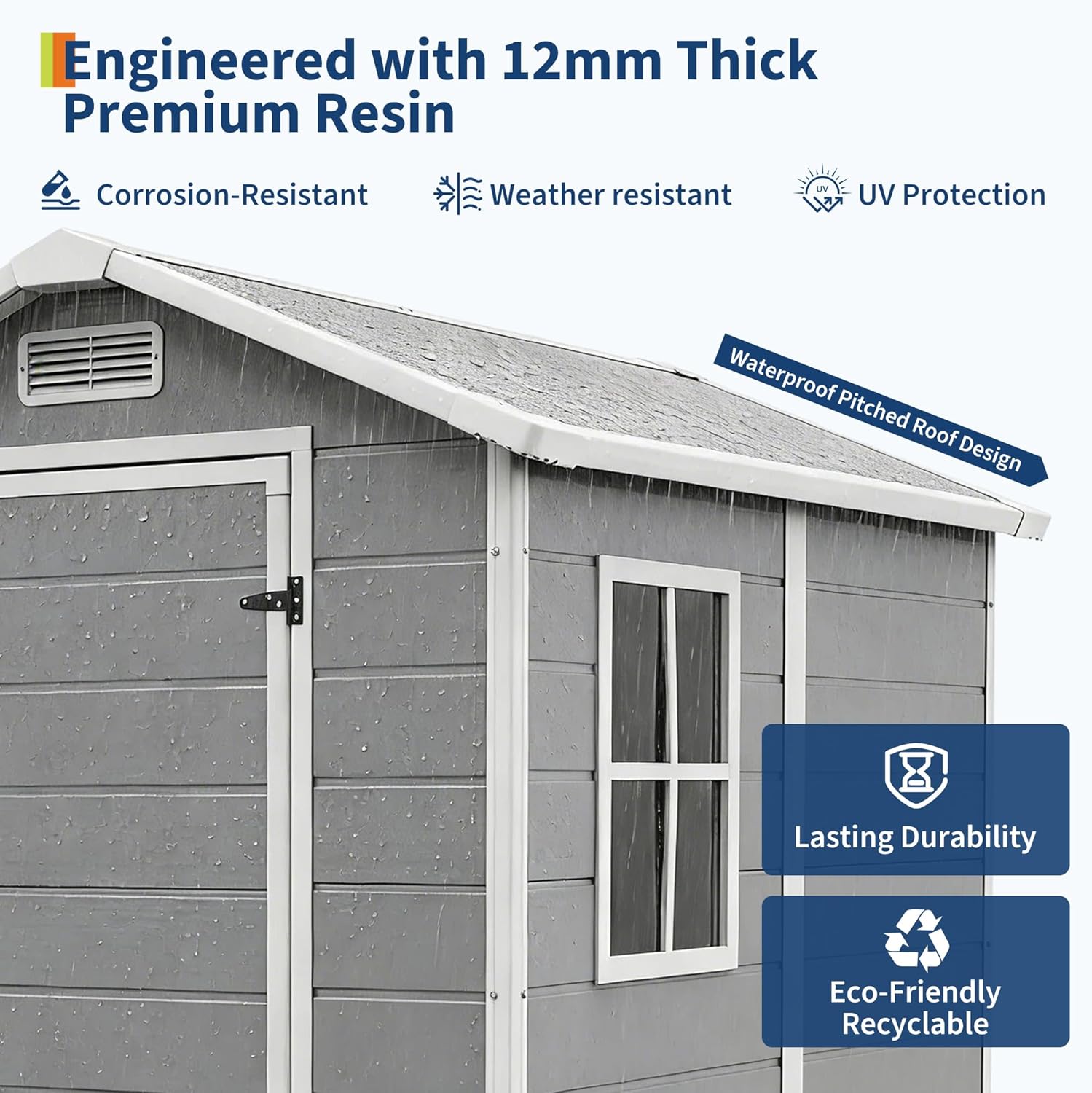 Garvee MIHHZ-H388SVA4UM8 Metal-Storage-Buildings-Sheds - View #7