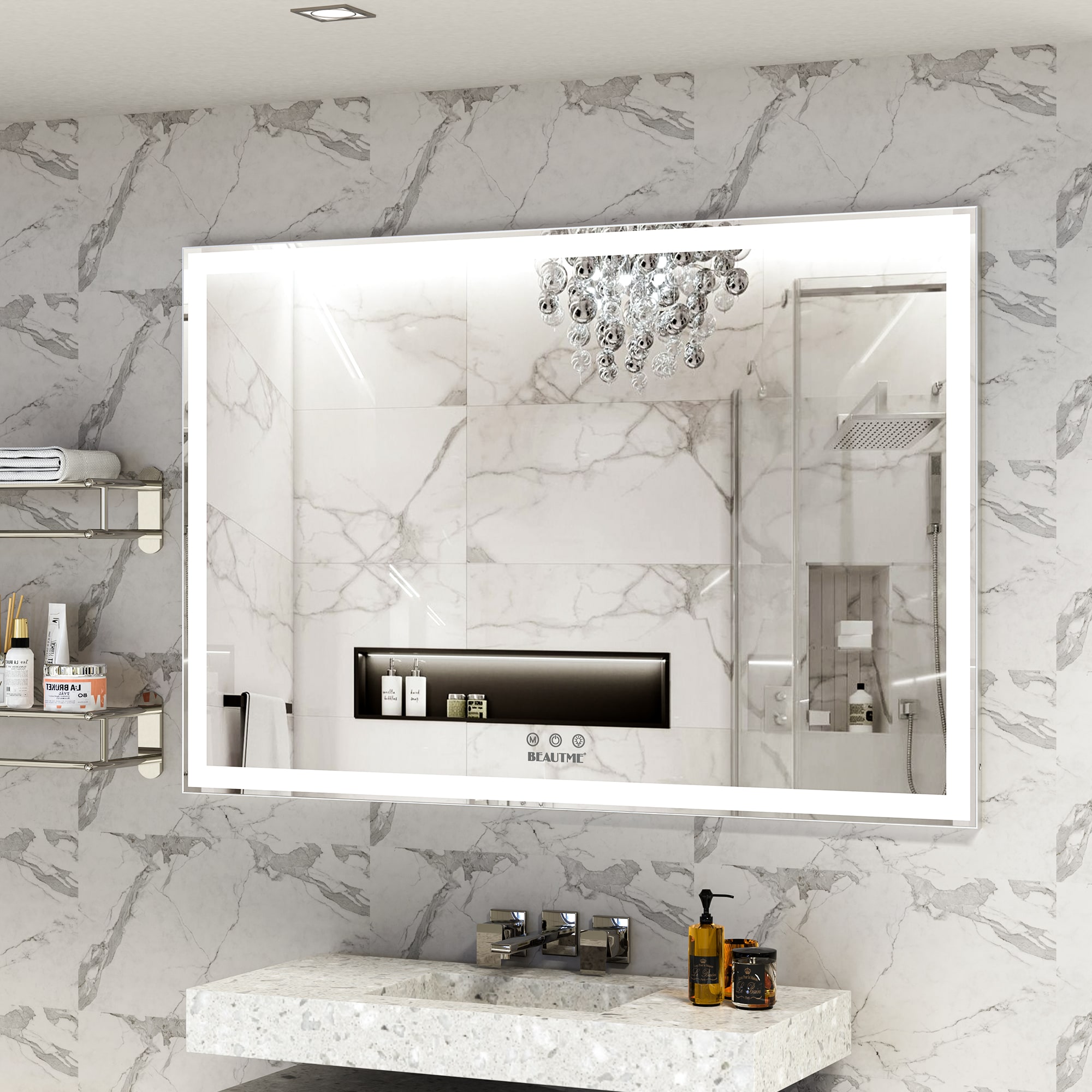 Forclover MF03GI-ME02 Framed-Bath-Mirrors - View #6