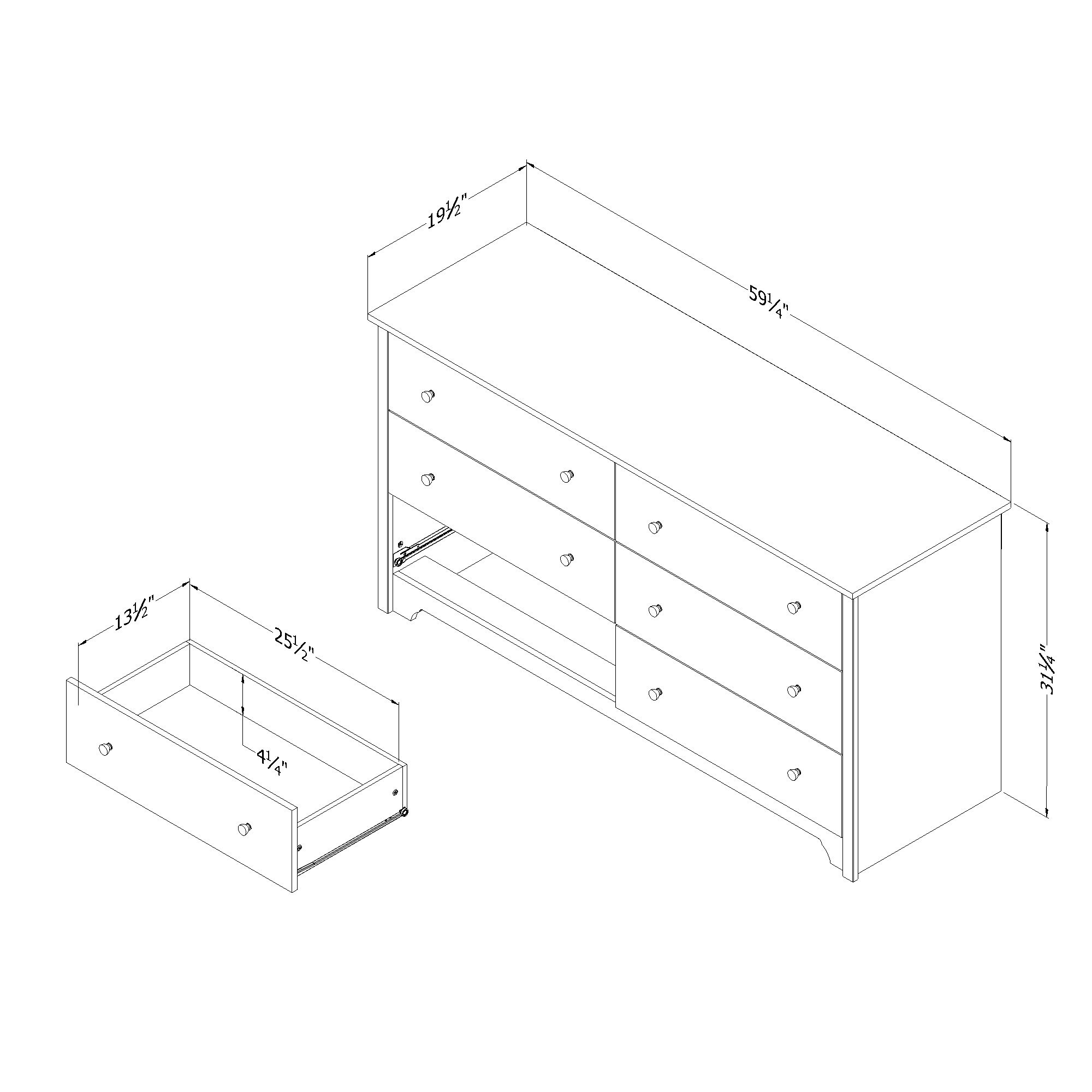 South Shore Furniture 3150010 dressers - View #7