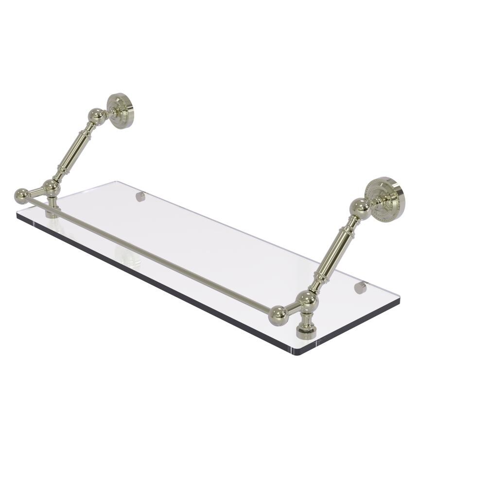 Allied Brass DT-1-24-GAL-PNI Dottingham Polished Nickel Wall mount Bathroom Shelf ( 24-in x 7.3-in x 8-in )