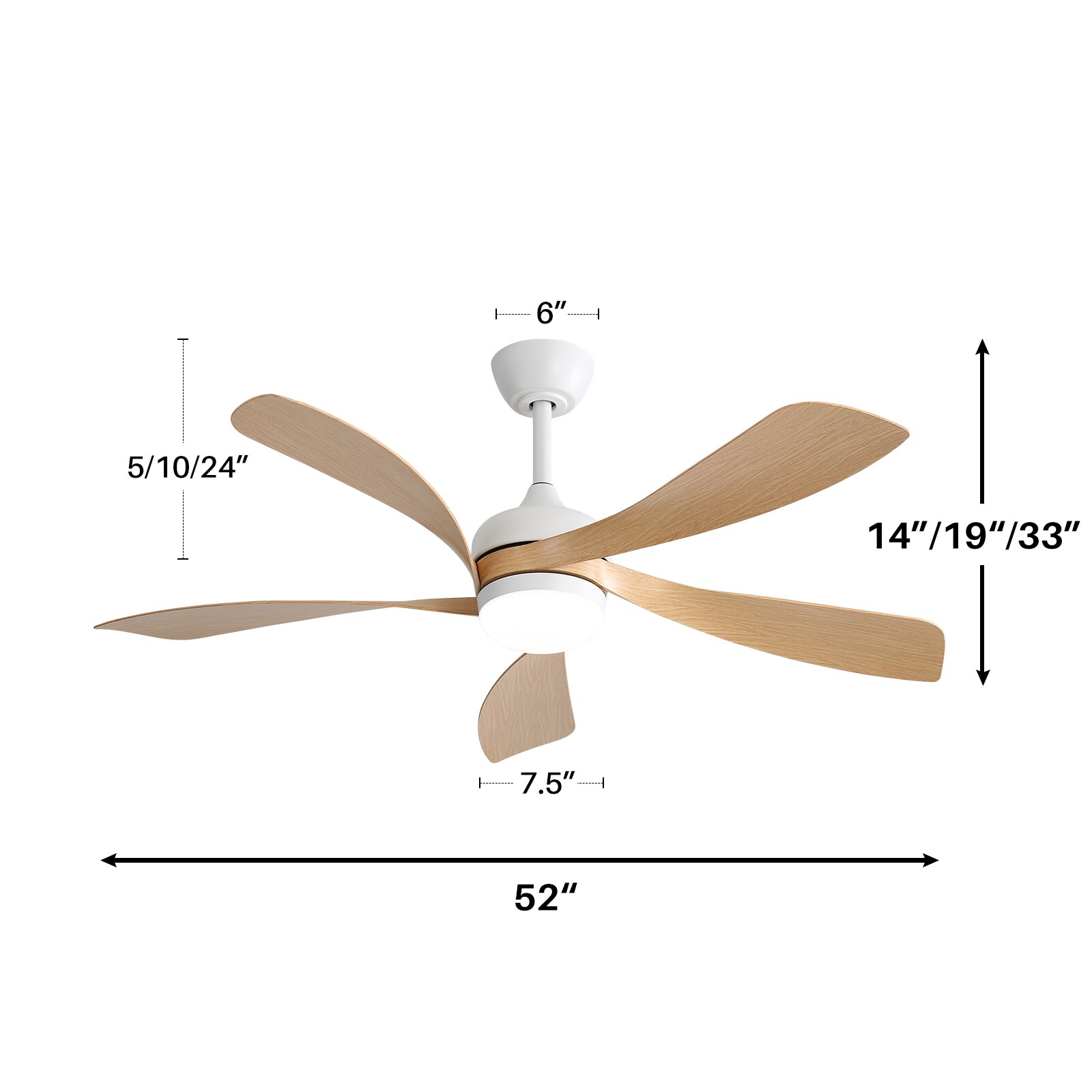 Clihome CL-KB87538 Ceiling-Fans - View #6