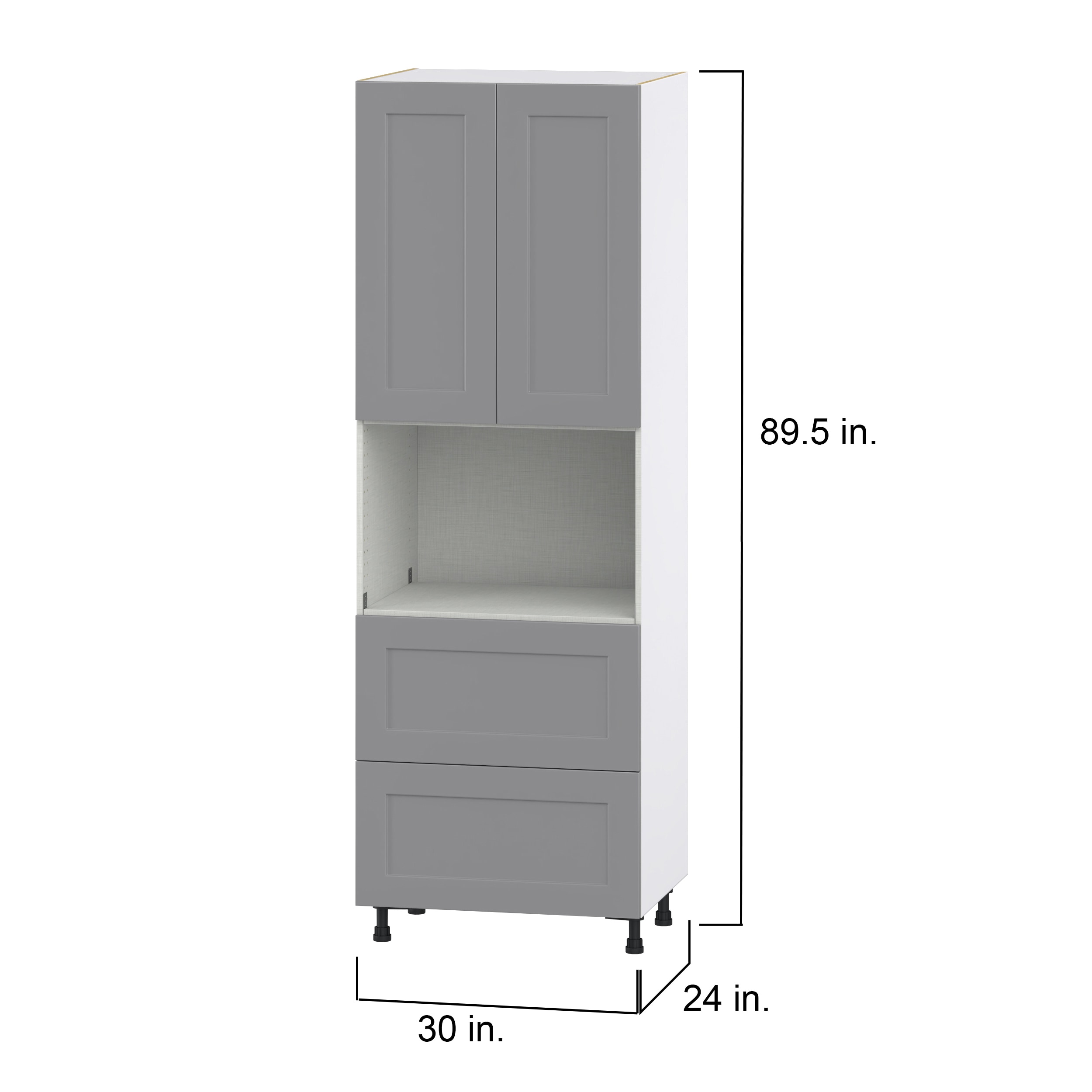 Hugo&Borg DSTM2D3089.5-BM Cabinets-Kitchen - View #4