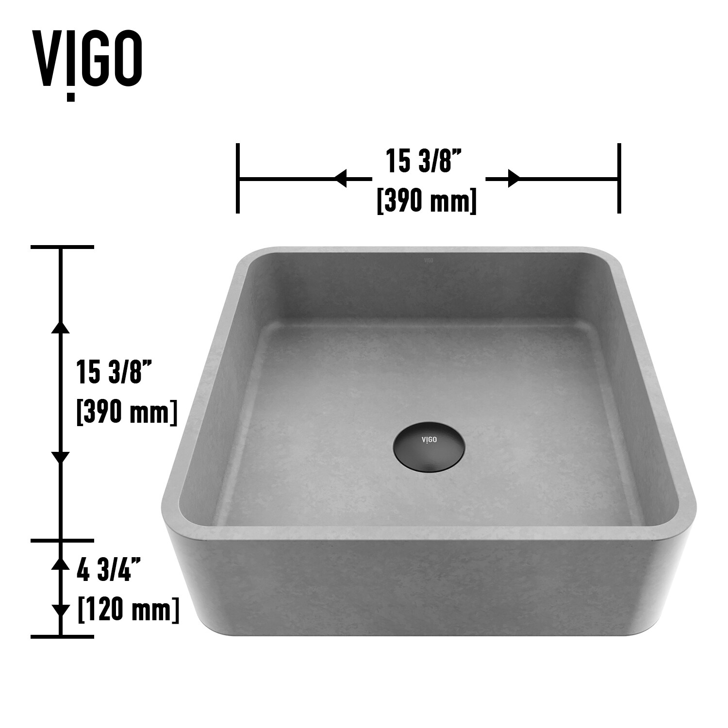 VIGO VG04057 Bath-Sink - View #7